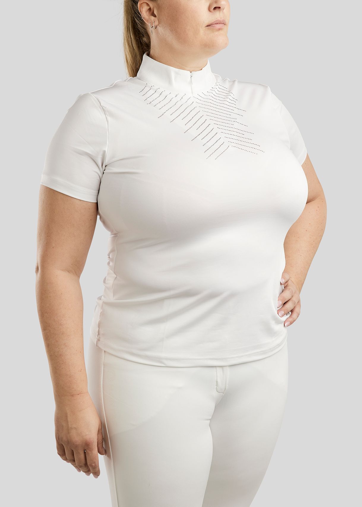 CURVE Bling Competition Shirt - White 