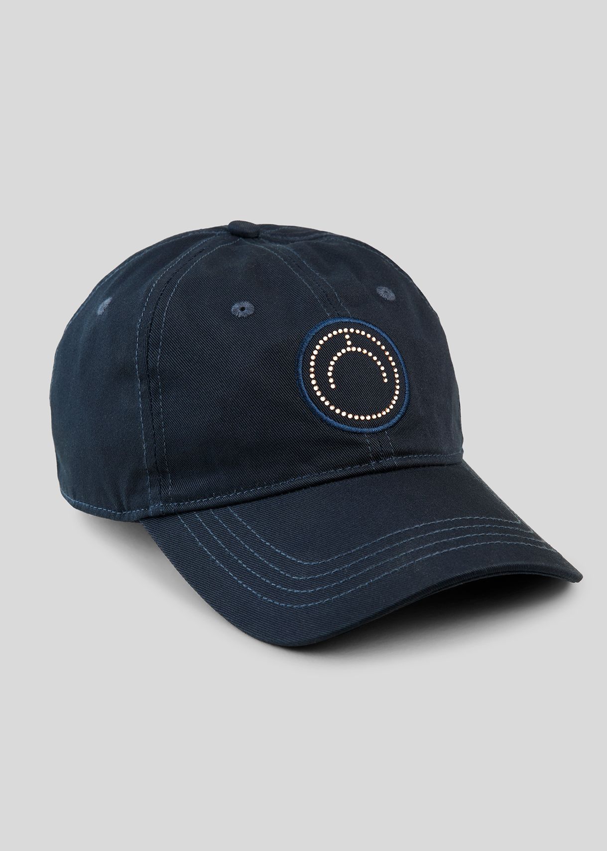 Cap w. Champagne Crystal Logo - Navy 