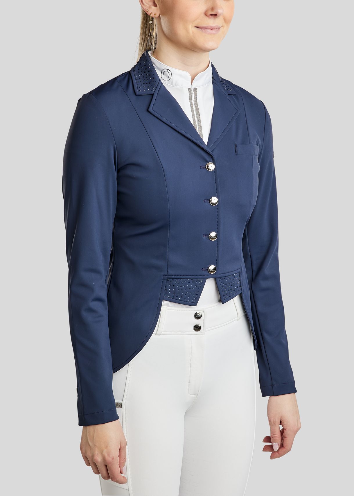 Short dressage navy tail coat