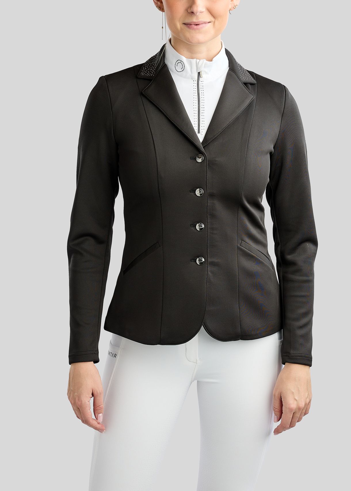 MoFair Competition Jacket w. Gun Metal Details - Black 
