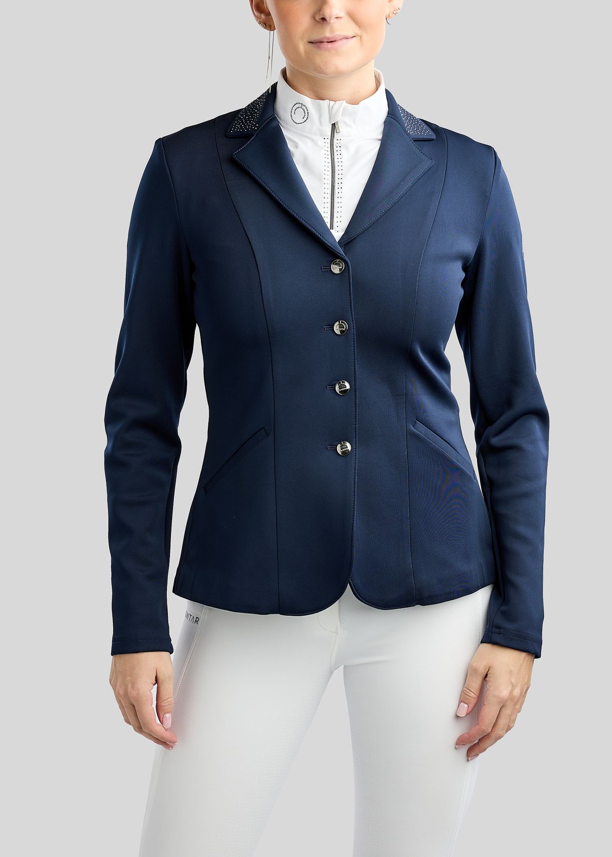 MoFair Competition Jacket w. Gun Metal Details - Navy 