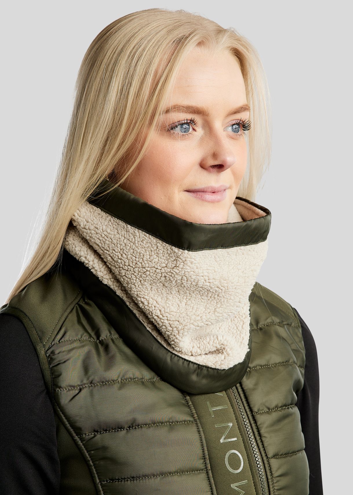 MoEbba Teddy Collar - New Olive 