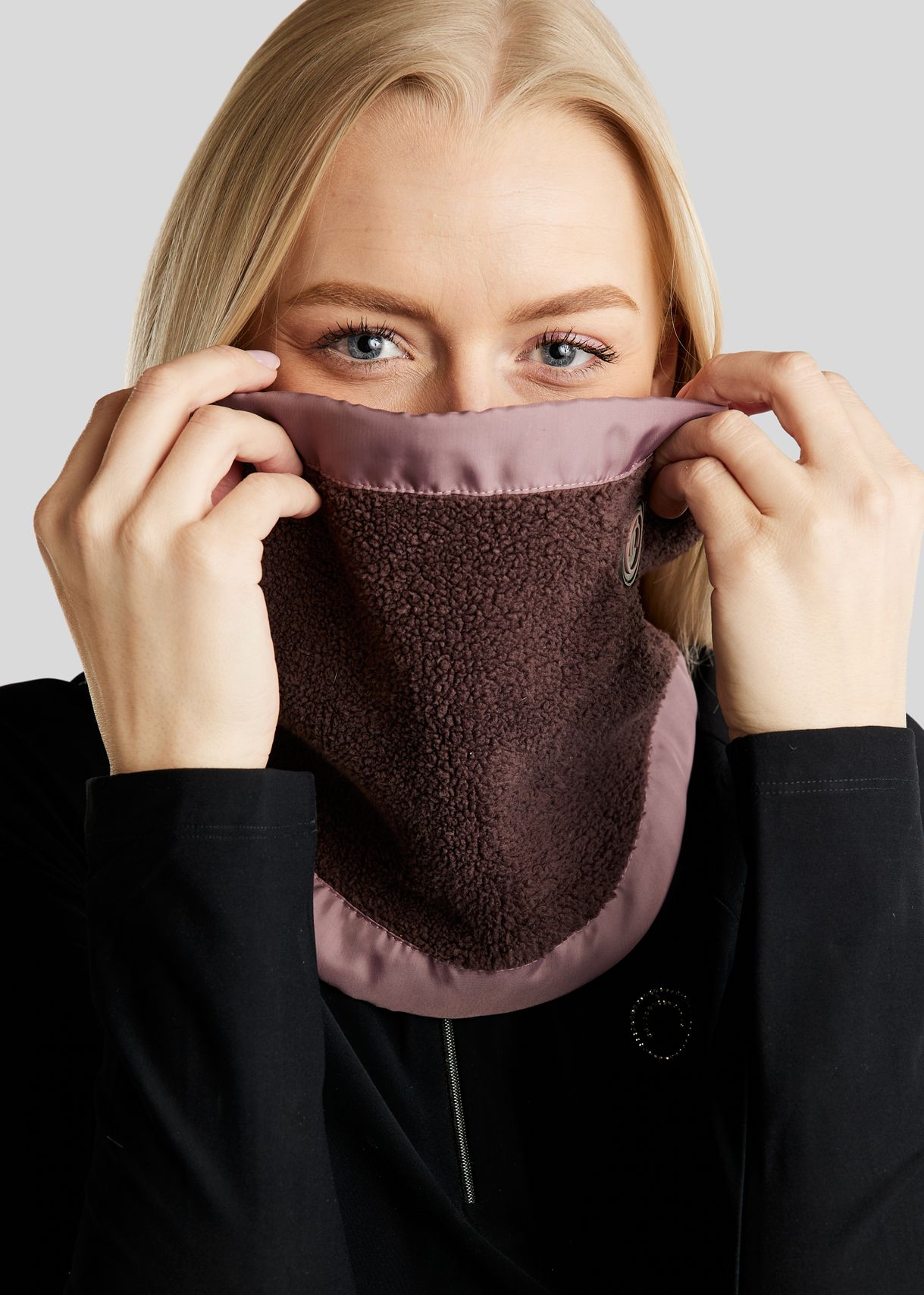 MoEva Teddy Collar - Black Peony 