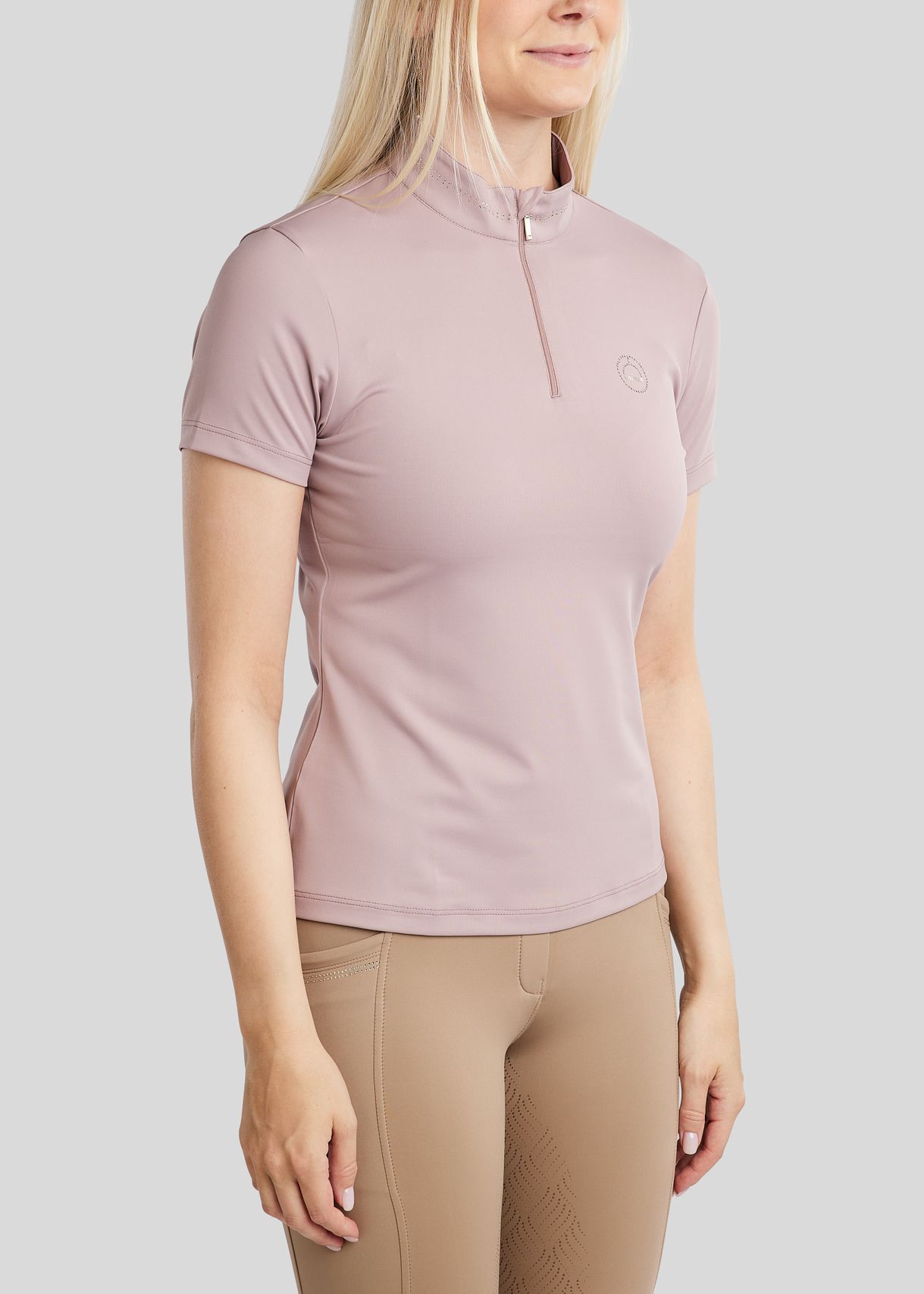 MoBlair Polo w. Champagne Crystals - Blush 