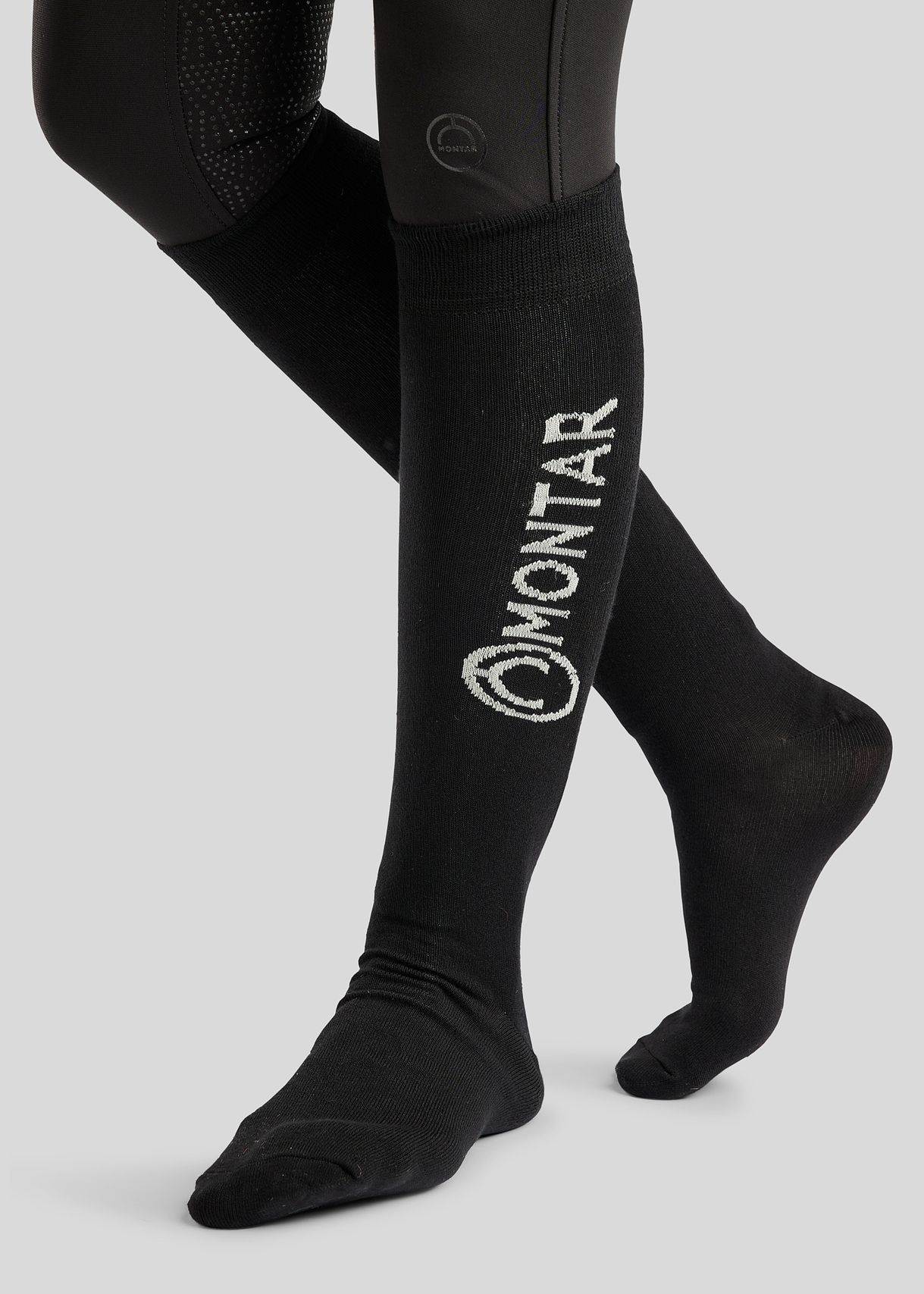Bamboo Socks Knee High - Black 