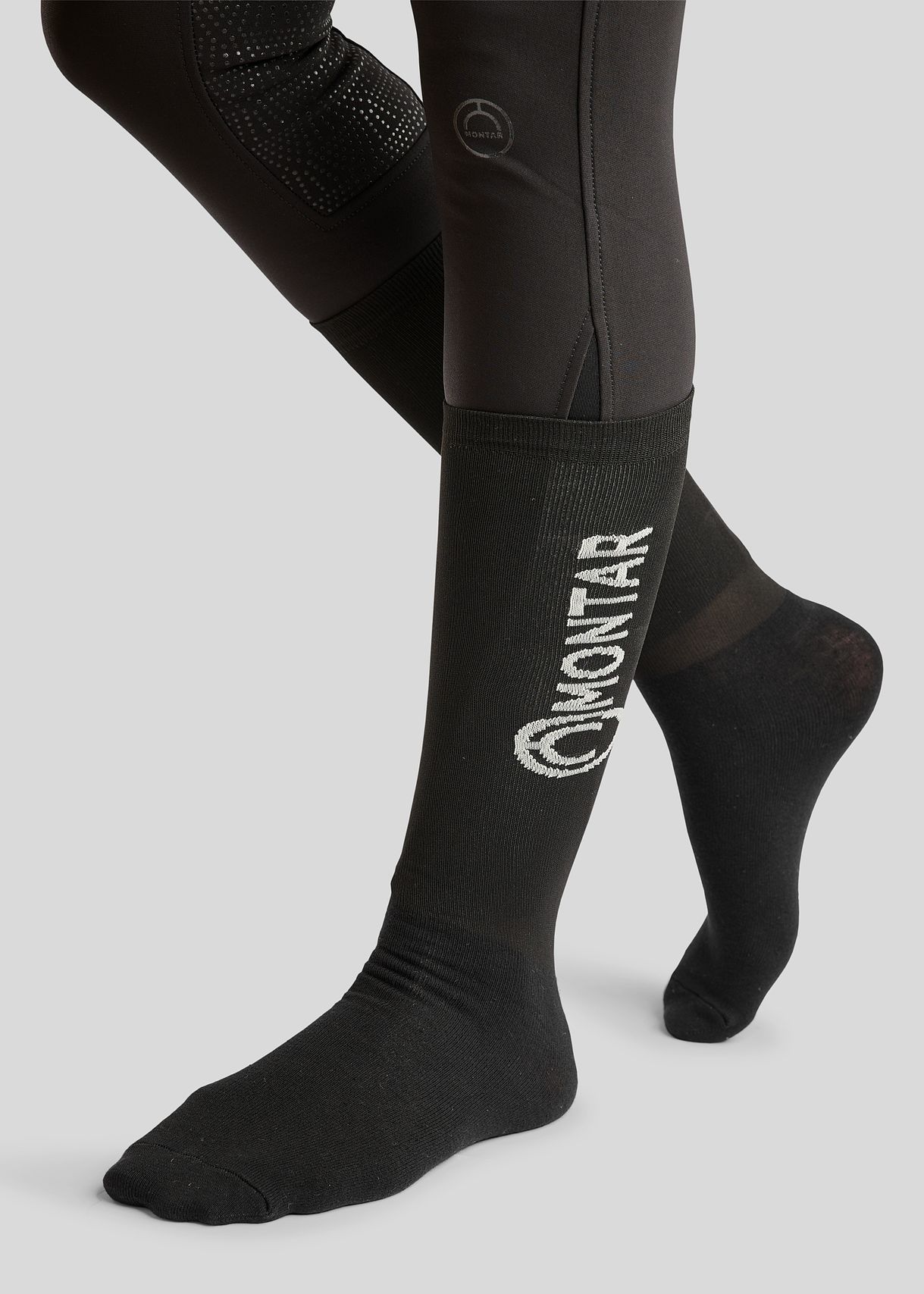 Nylon Socks High 3-Pack - Black 