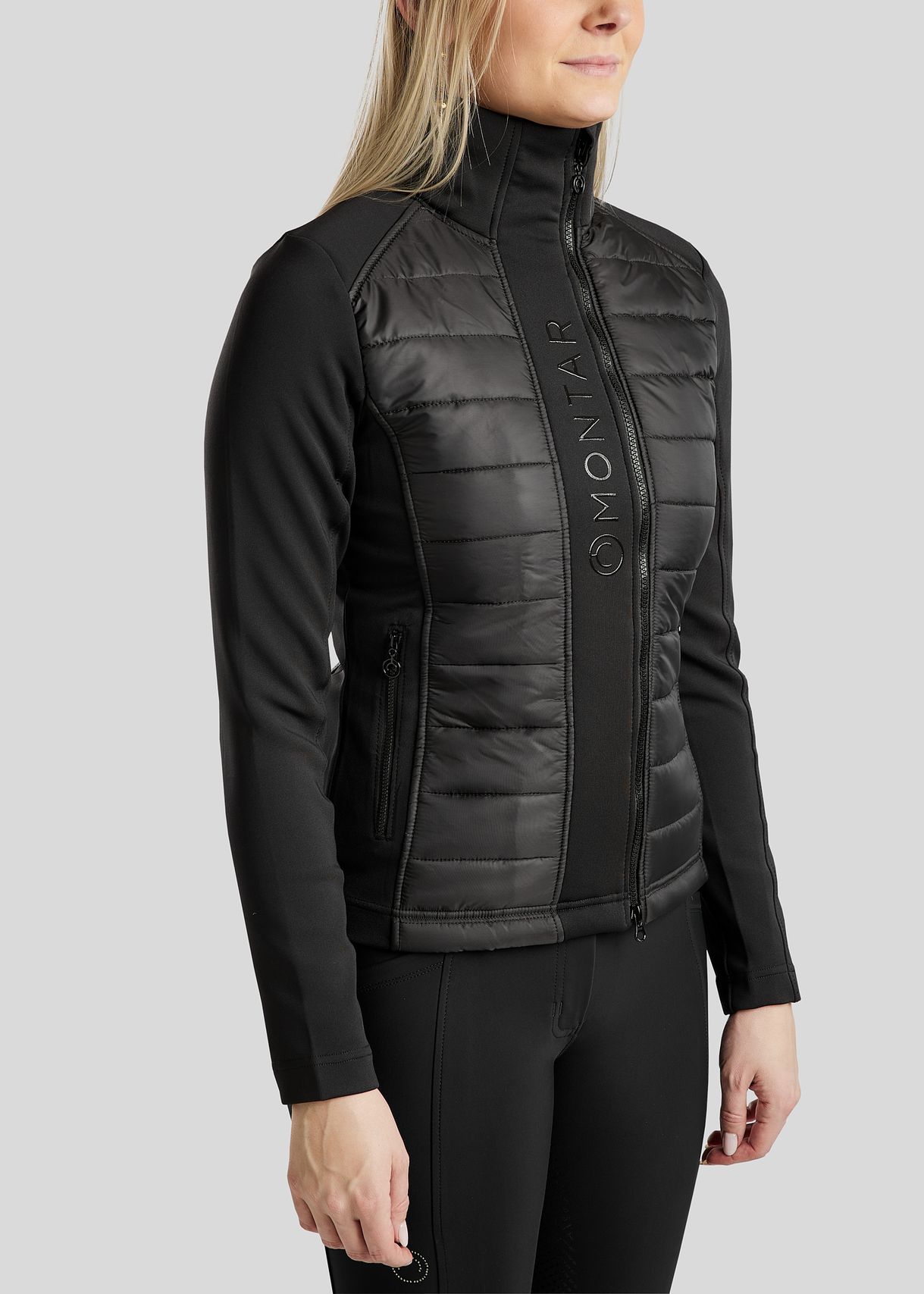 Emma Hybrid Jacket - Black