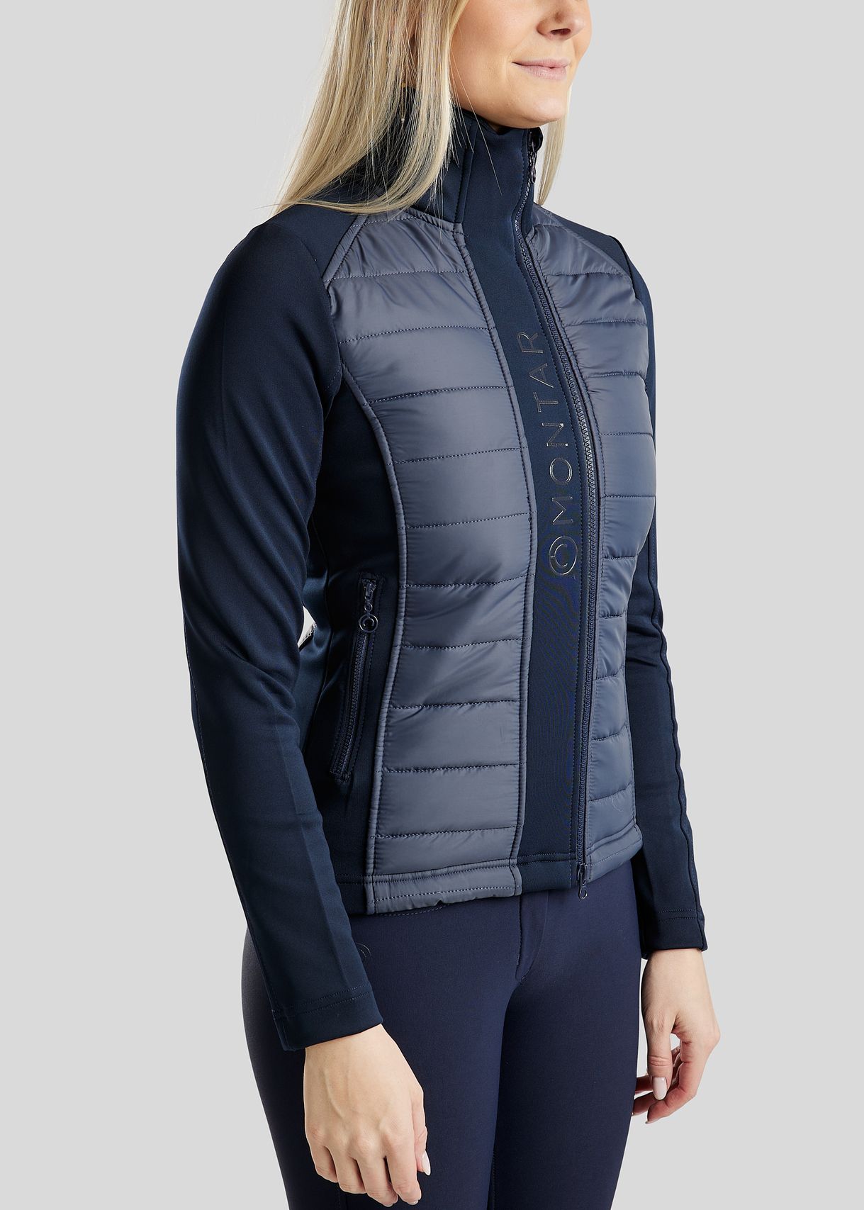 Emma Hybrid Jacket - Navy 