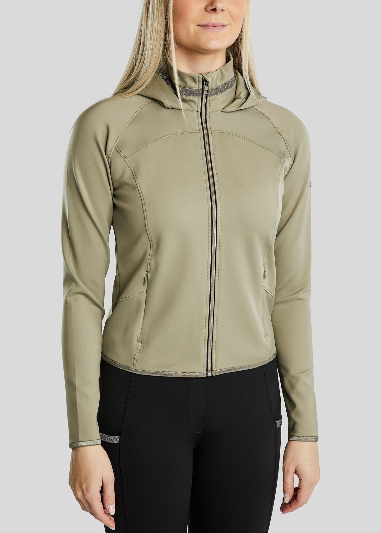 MoGaia Jacket w. Gun Metal Caviar Tape - Dusty Green 