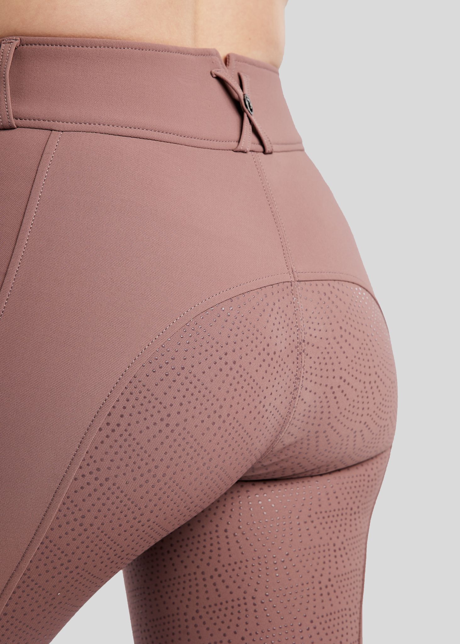 Megan Breeches w. Phone Pockets - Fullgrip, Dusty Rose 