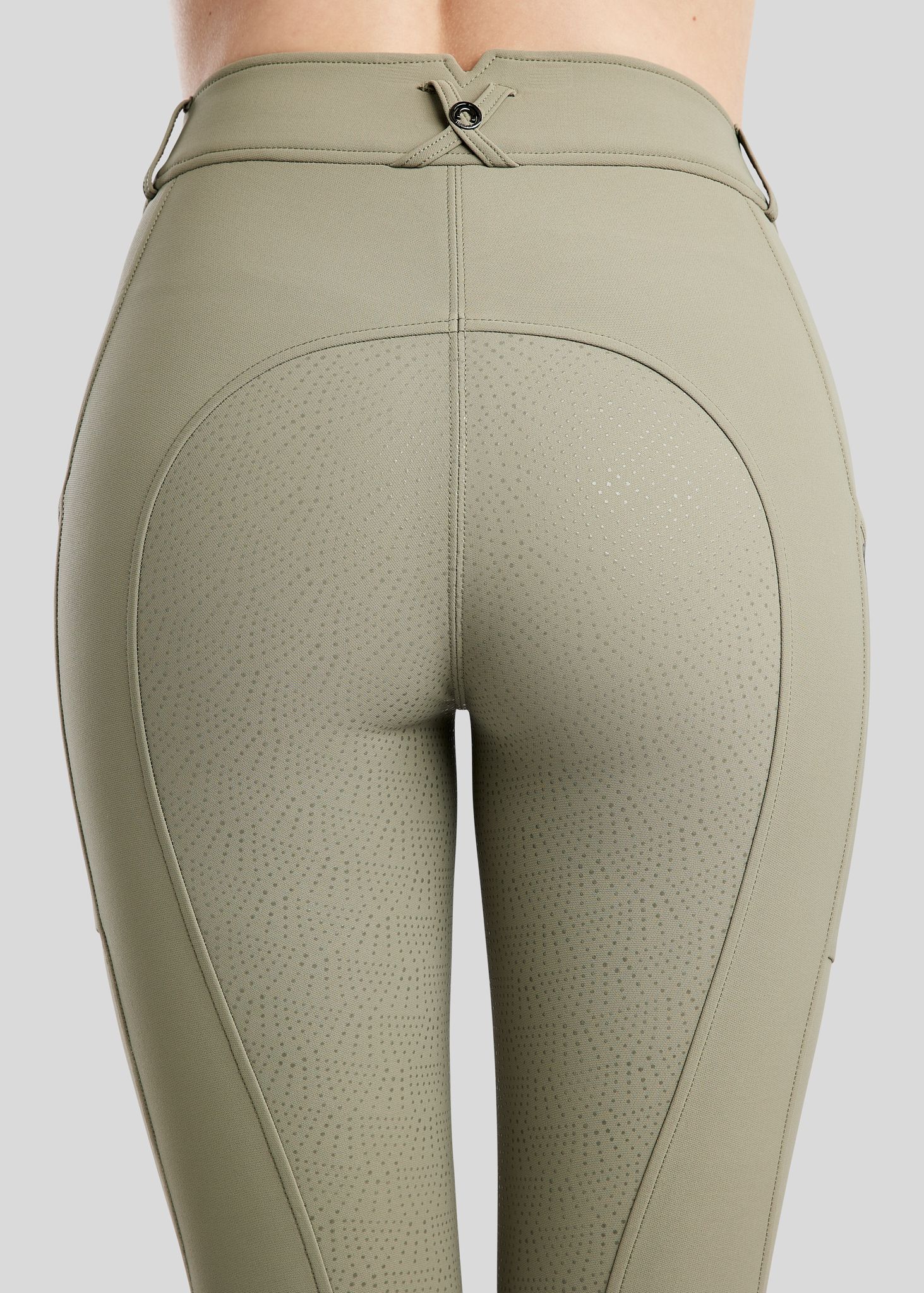 Megan Breeches w. Phone Pockets - Fullgrip, Dusty Green 