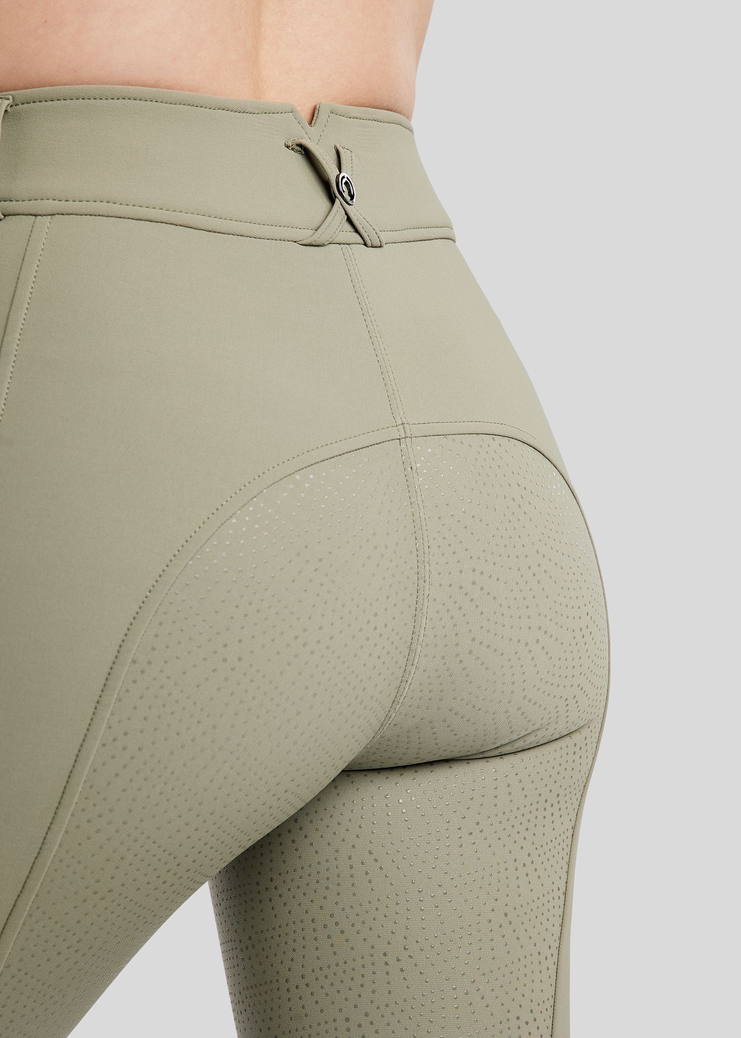 Megan Breeches w. Phone Pockets - Fullgrip, Dusty Green 