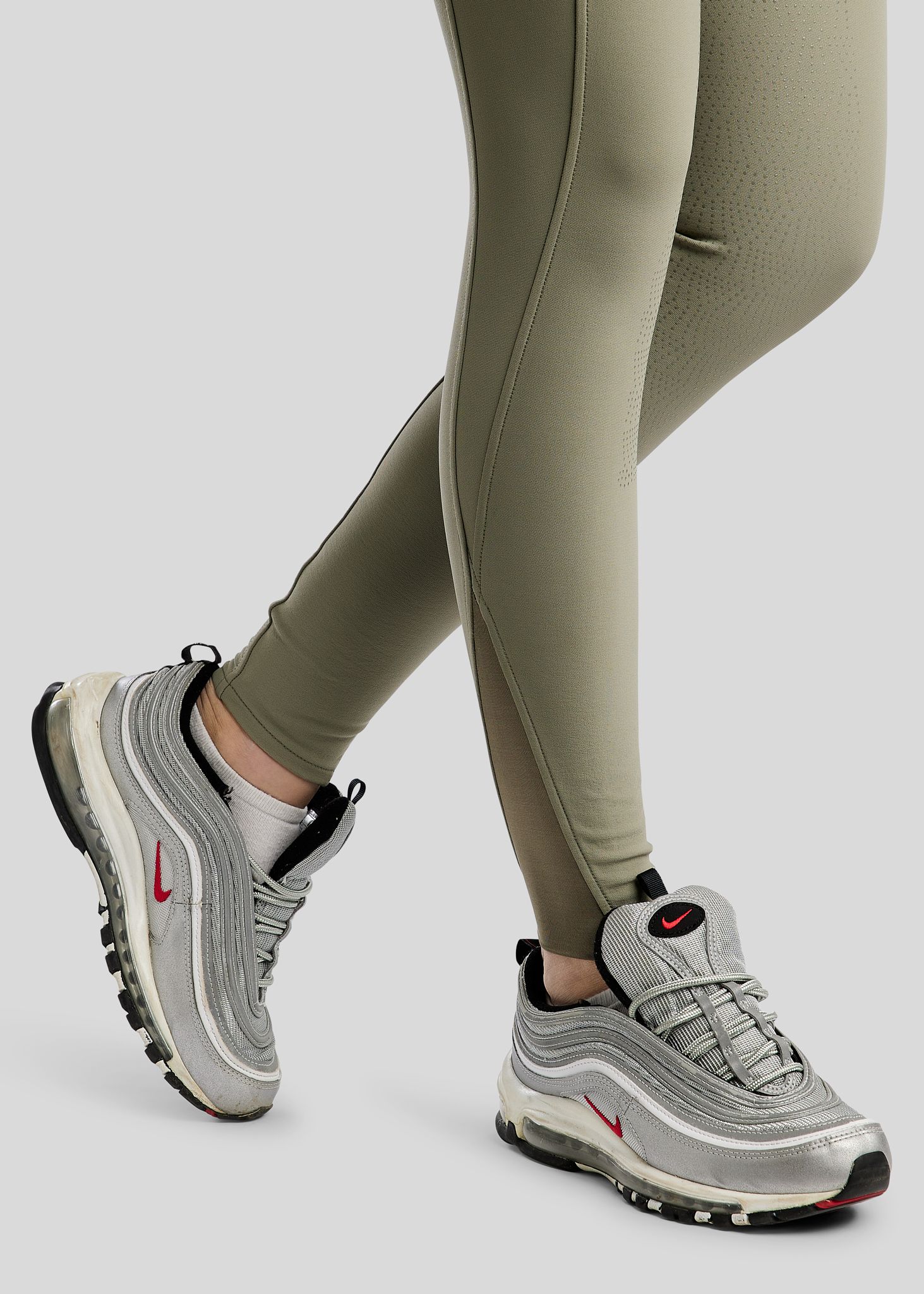 Megan Breeches w. Phone Pockets - Fullgrip, Dusty Green 
