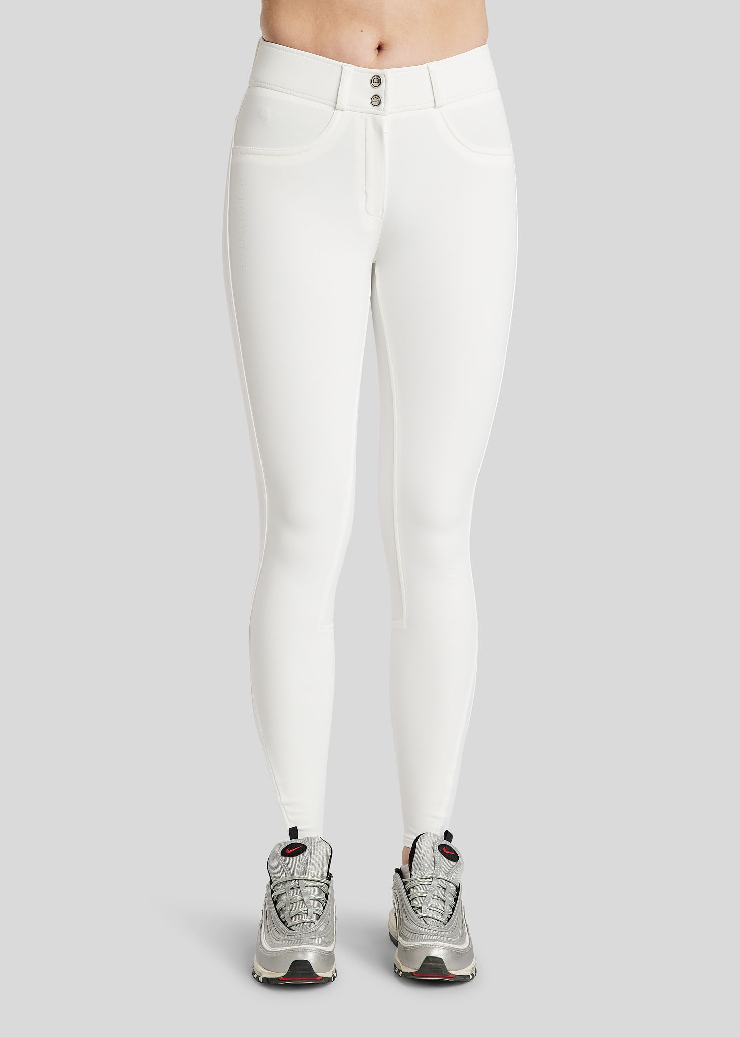Megan Yati Breeches - Fullgrip, White 