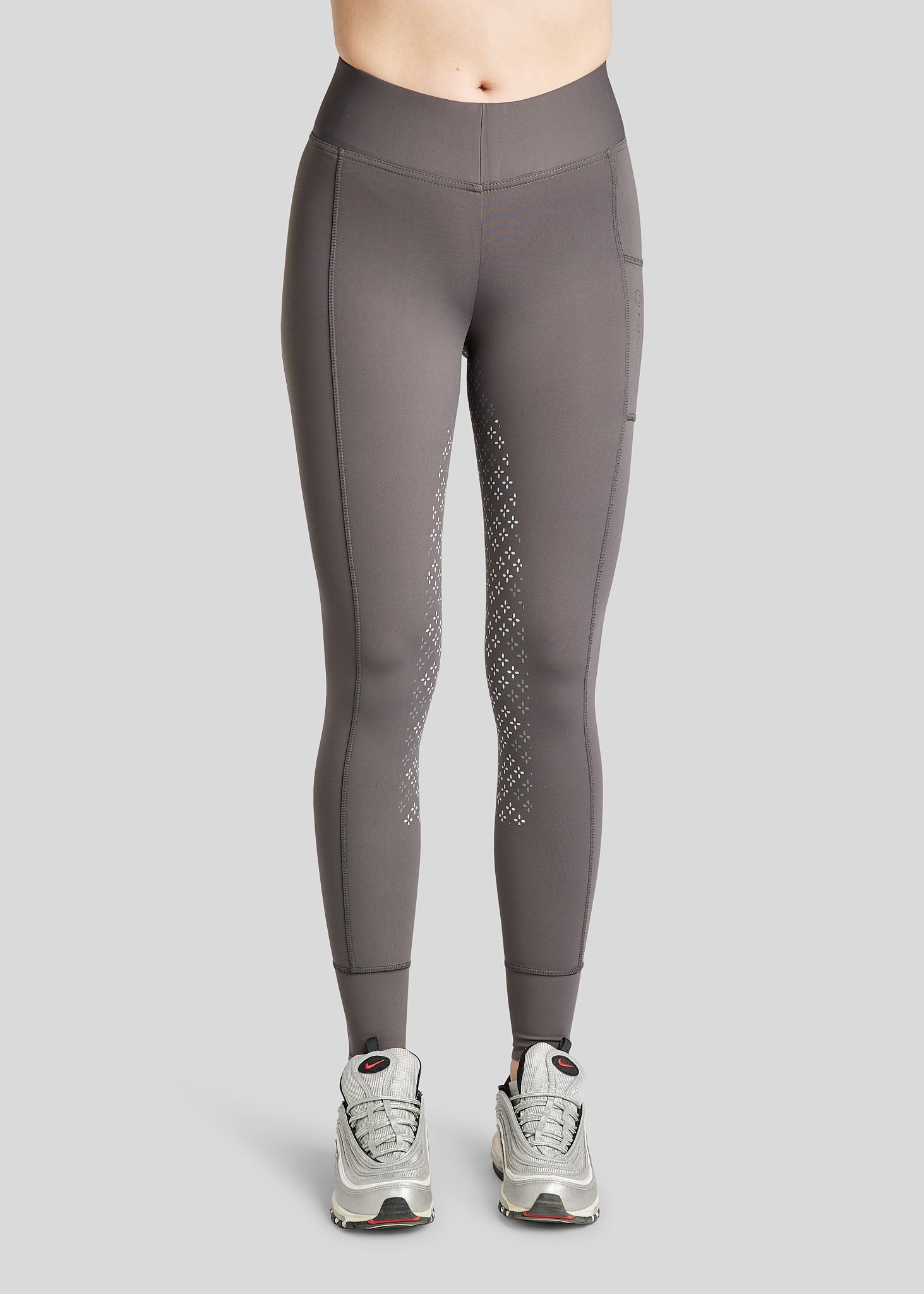 Selena Tights - Fullgrip, Grey 