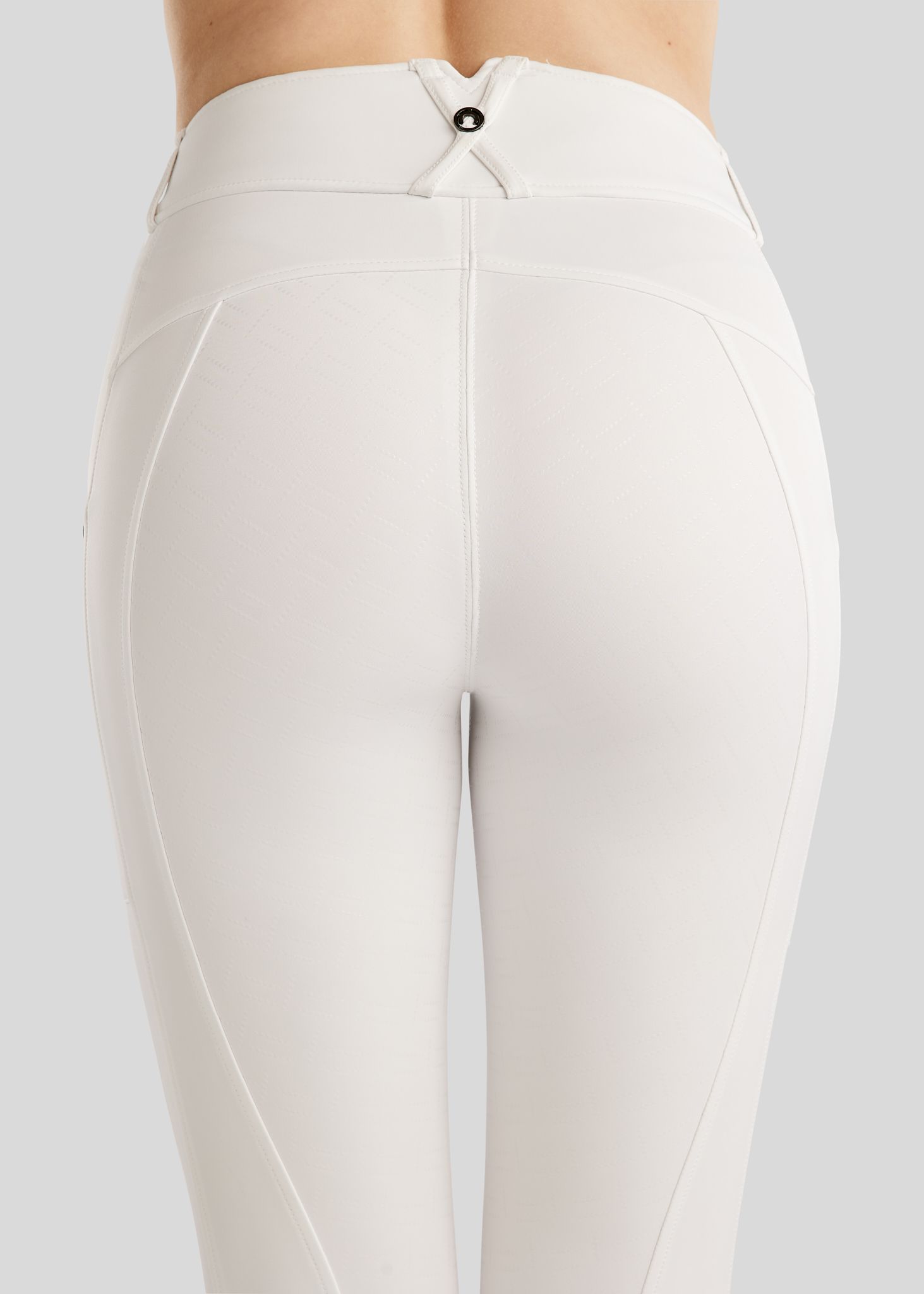 MoGloria Hybrid Pull On w. Gun Metal Caviar Tape - Fullgrip, White 