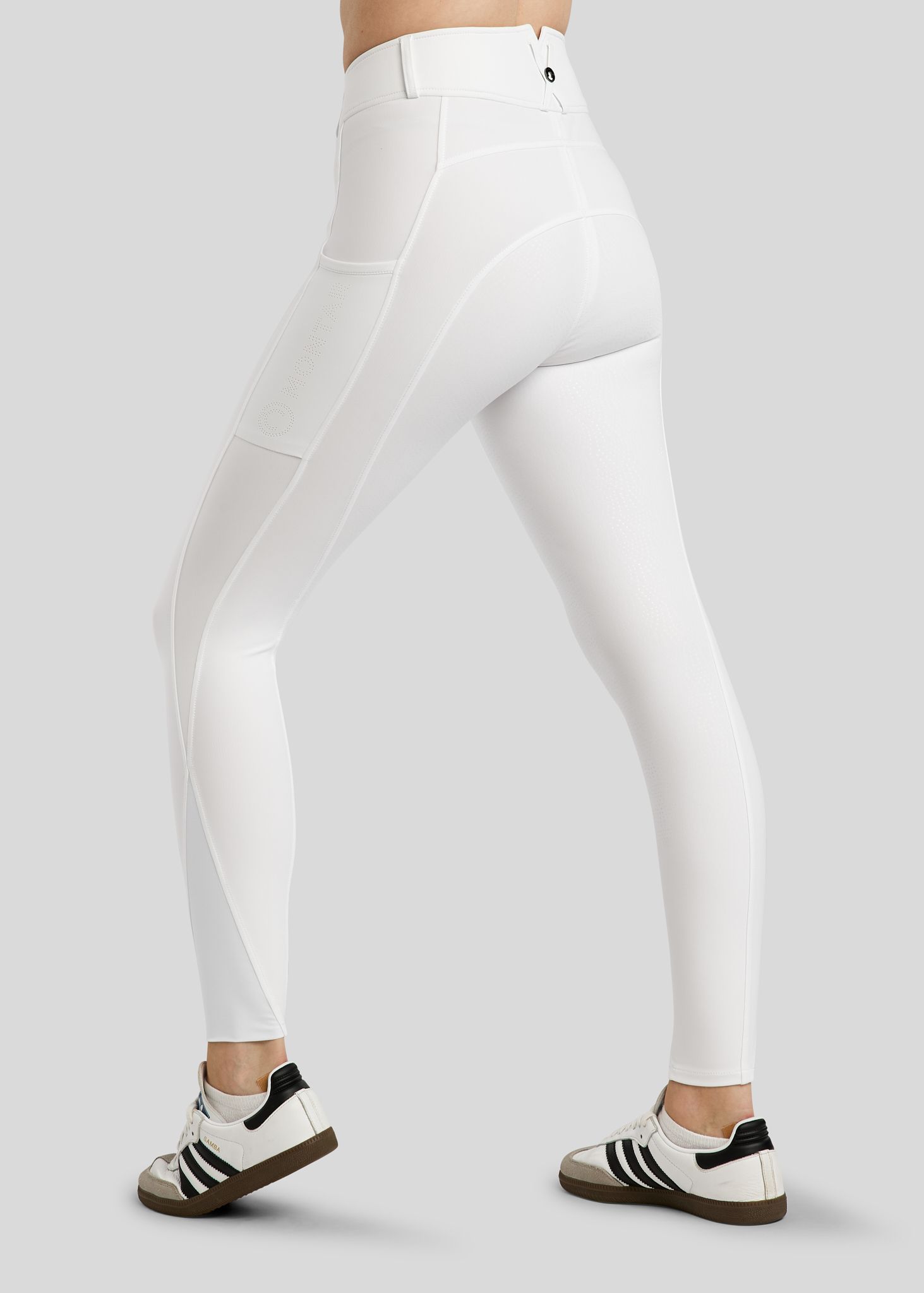 MoElaine Breeches w. Lasercut Logo - Fullgrip