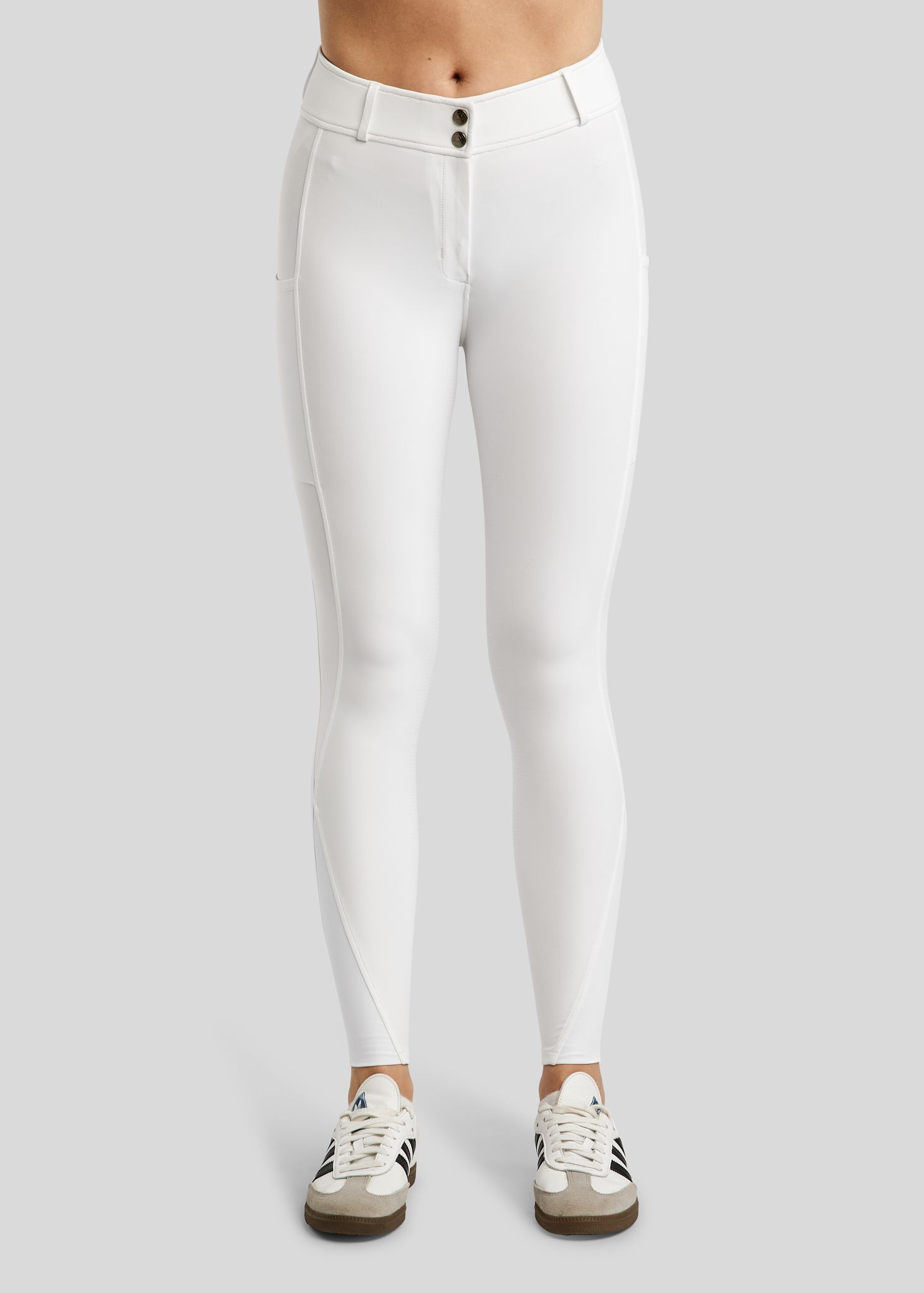 MoElaine Breeches w. Lasercut Logo - Fullgrip