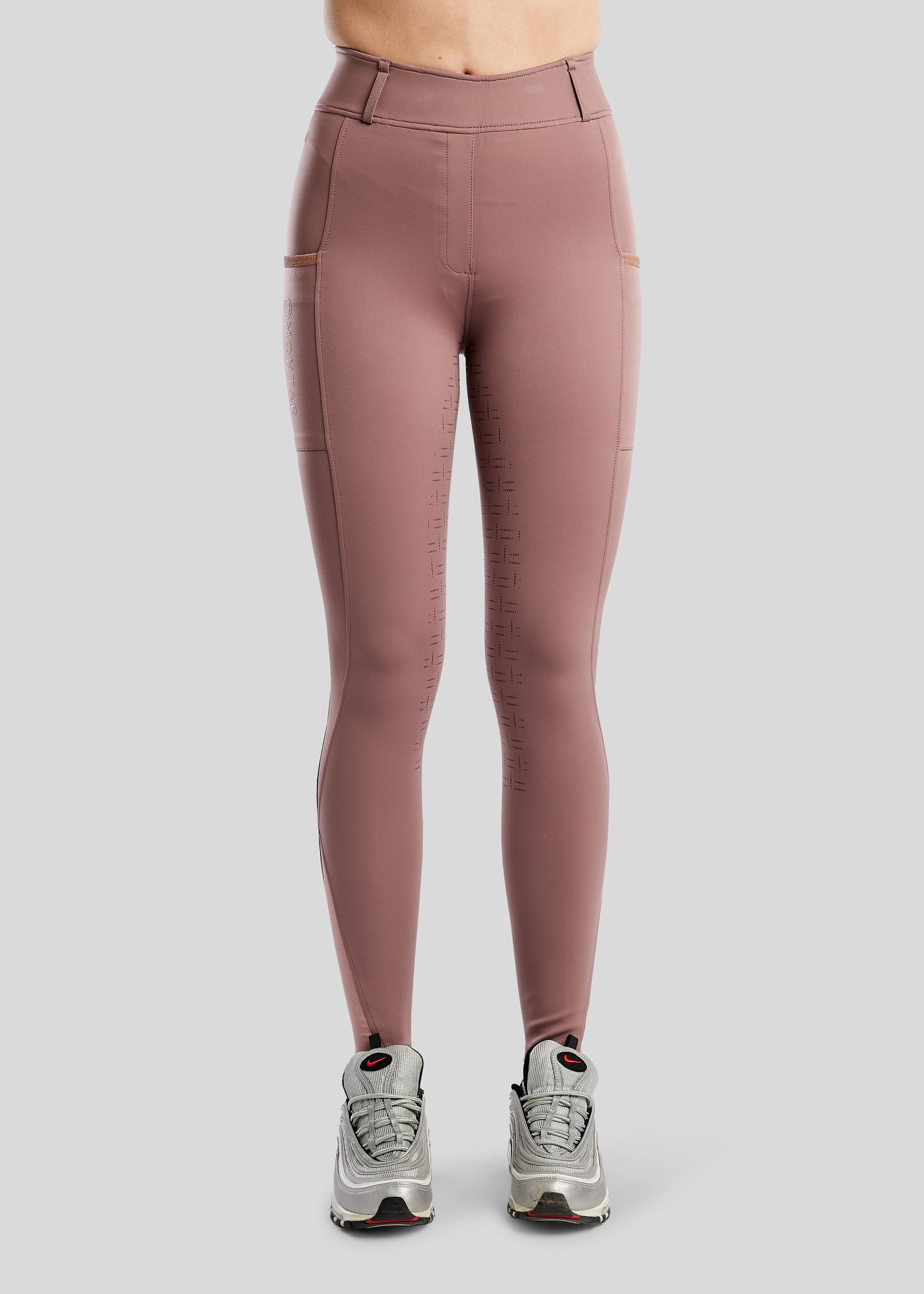 MoGlenda Hybrid Pull On w. Rosegold Caviar Tape - Fuldgrip, Dusty Rose 