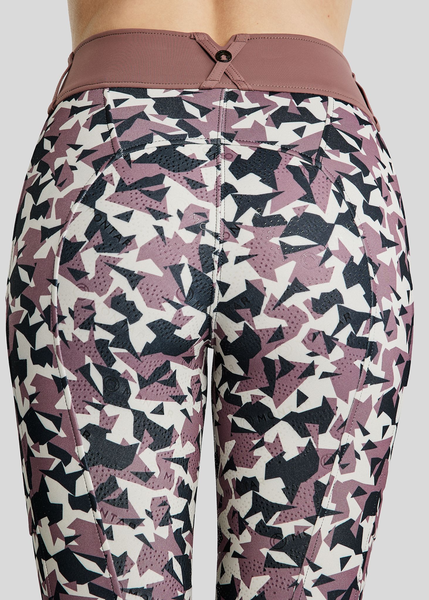 MoCami Allover Printed Hybrid Pull On - Fullgrip, Dusty Rose 