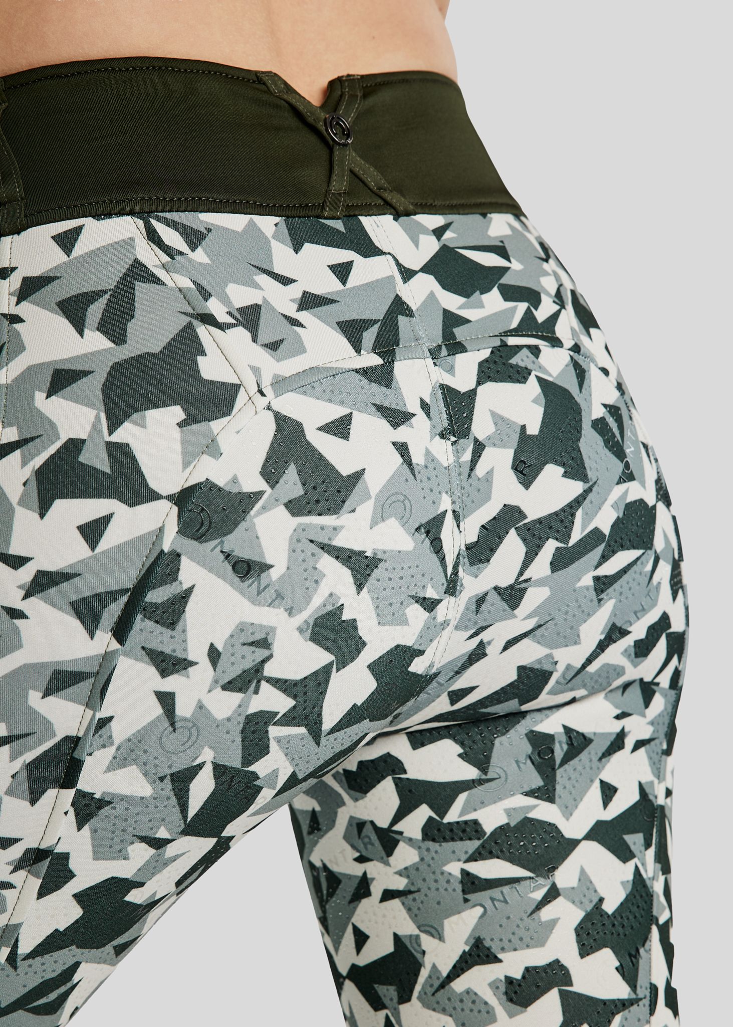 MoCami Allover Printed Hybrid Pull On - Fullgrip, Dusty Green 