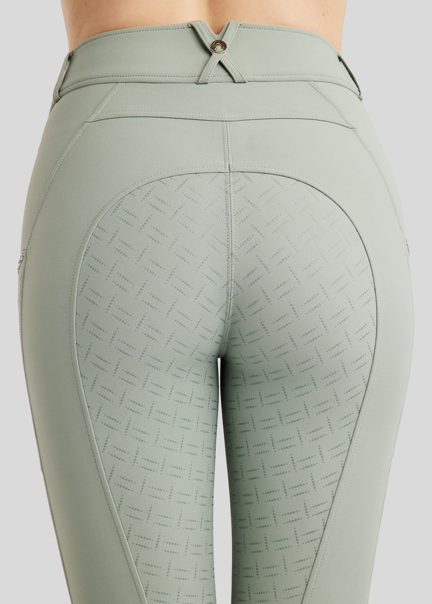 MoLila Breeches w. Champagne Crystal Tape and Champagne Crystals - Fullgrip, Turin