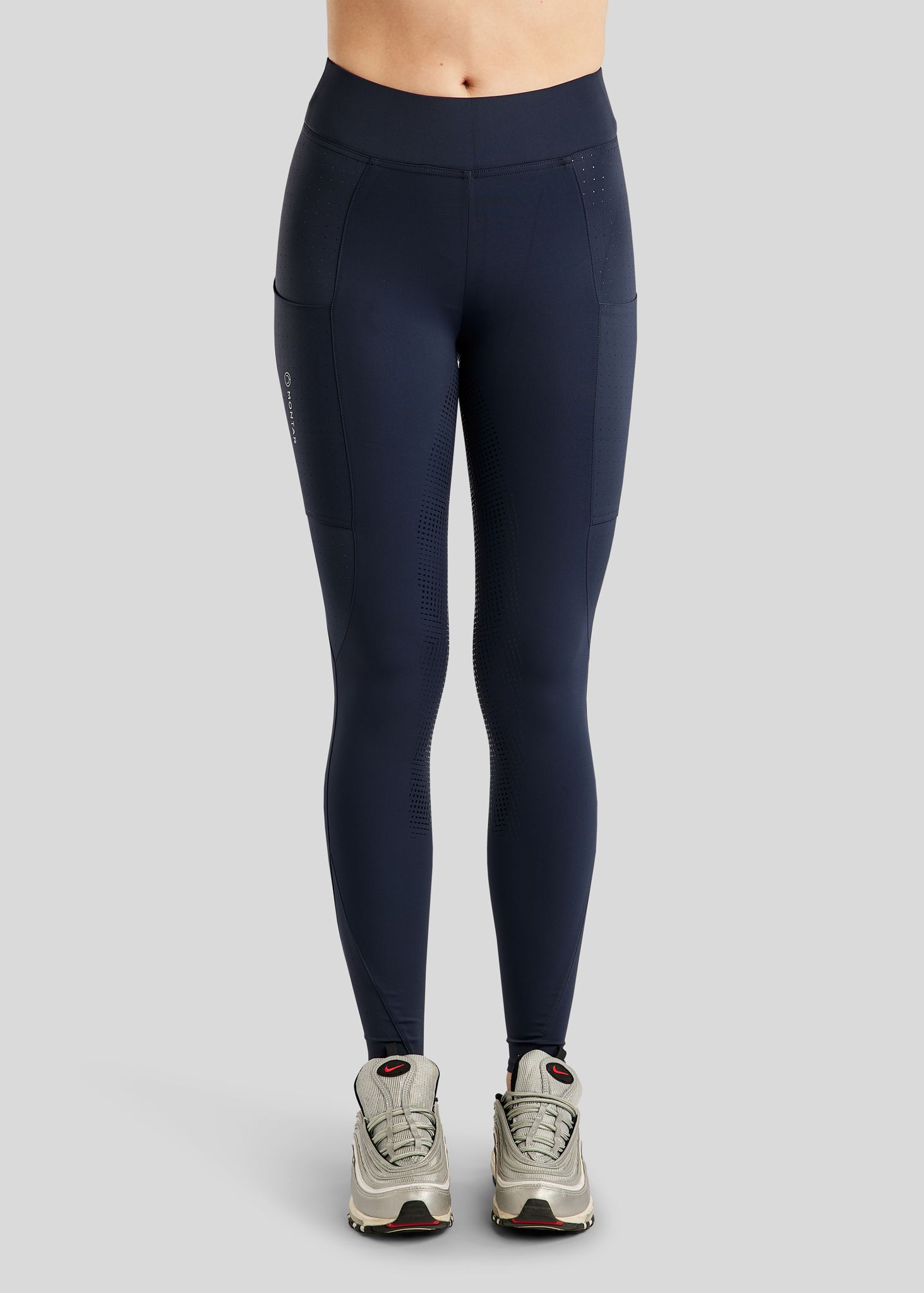 MoPaulina Pull On with Lasercut - Fullgrip, Navy