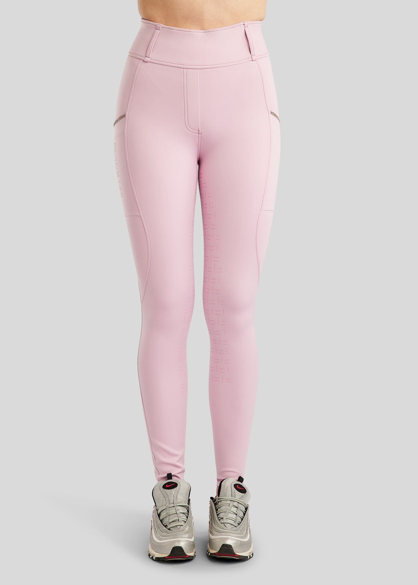 MoLila Pull On m. Champagne Krystaller og Krystal Tape - Fuldgrip, Candy Pink