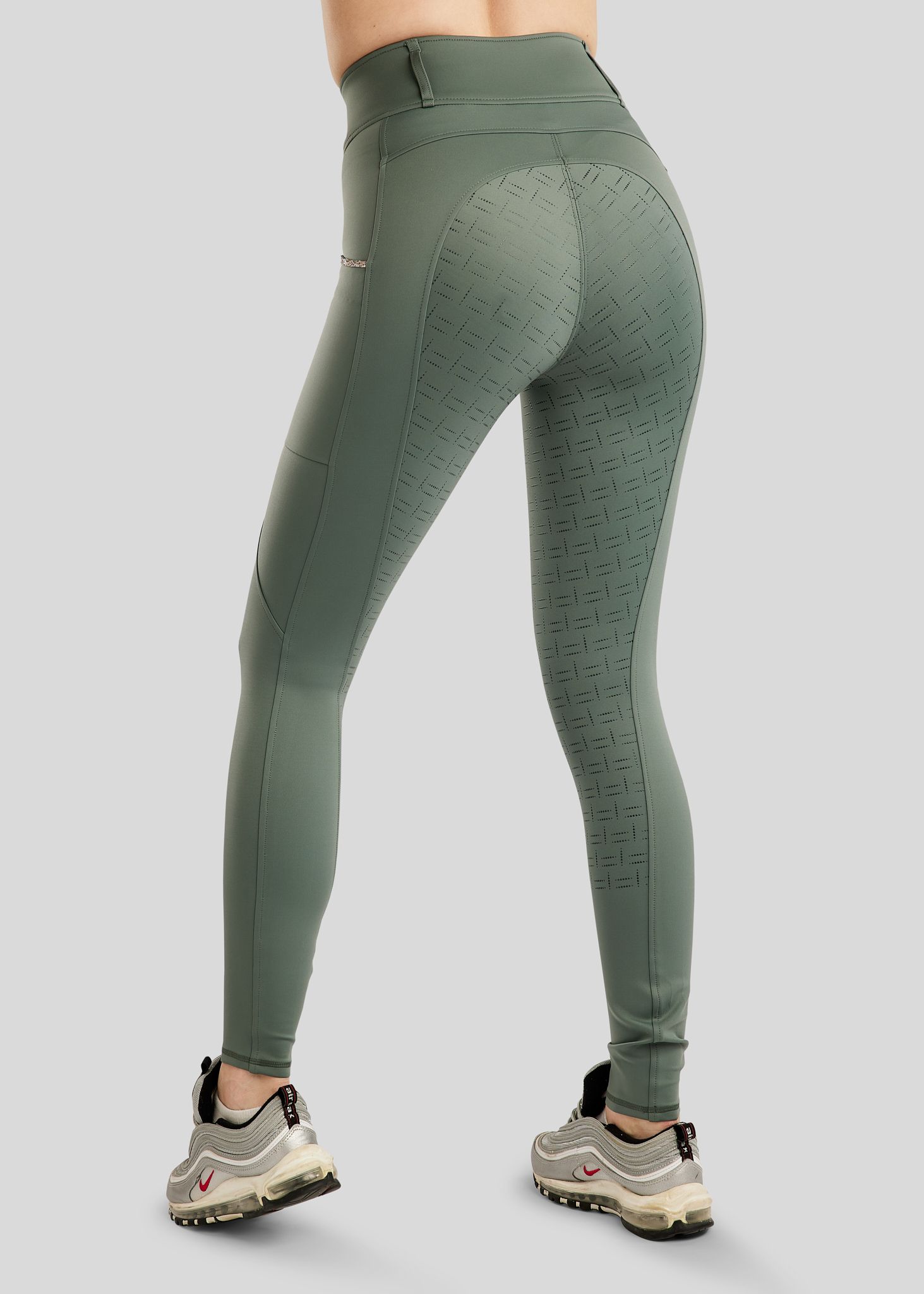 MoLila Pull On w. Champagne Crystals and Crystals Tape - Fullgrip, Jade