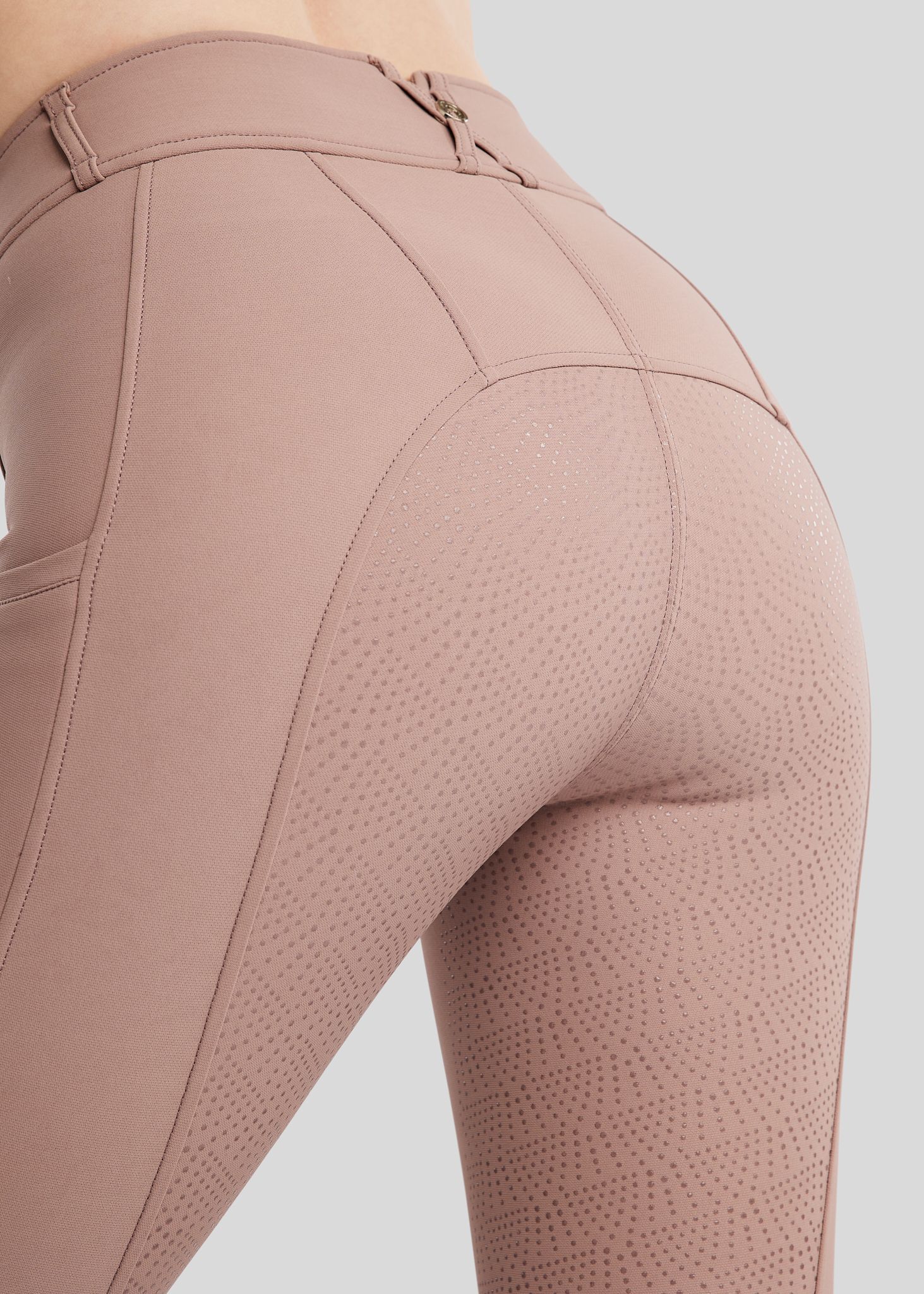 MoPhilipa Breeches w. Champagne Logo - Fullgrip, Blush