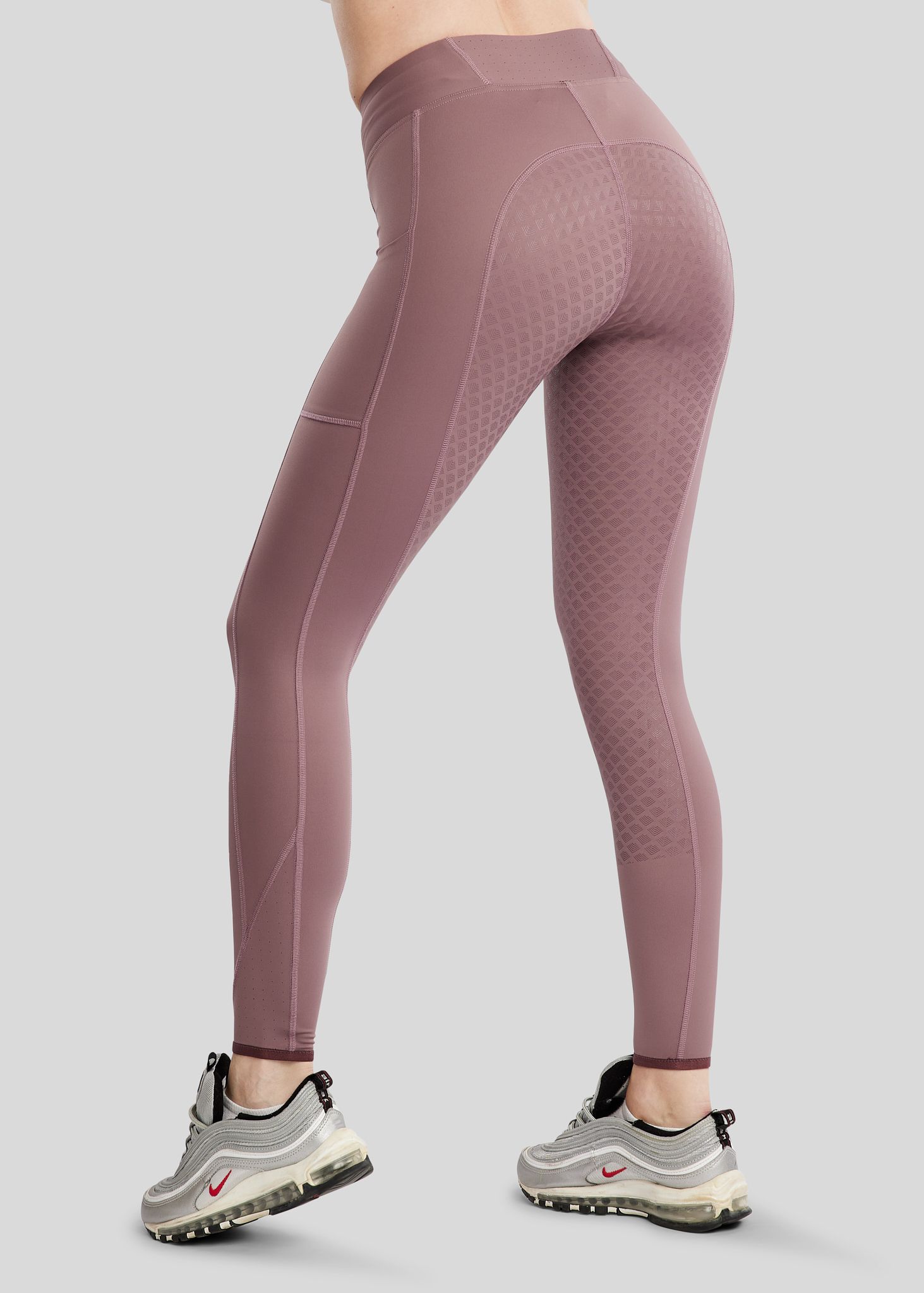 MoCaroline Pull On w. Lasercut and Champagne Crystals - Fullgrip, Blush 