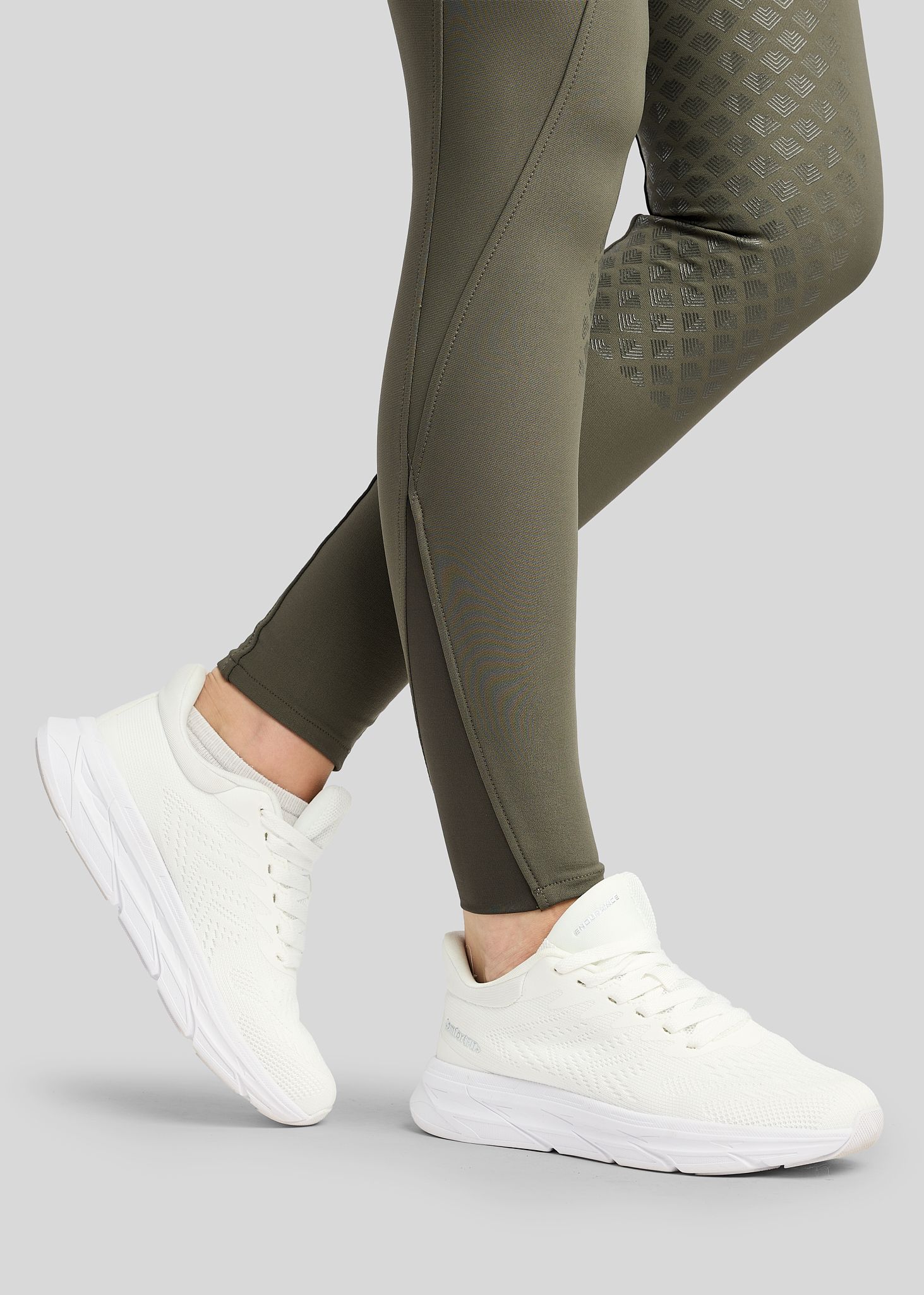 MoVeronica Breeches w. Golden Quartz Caviar Tape and Crystals - Fullgrip, Forest Green 