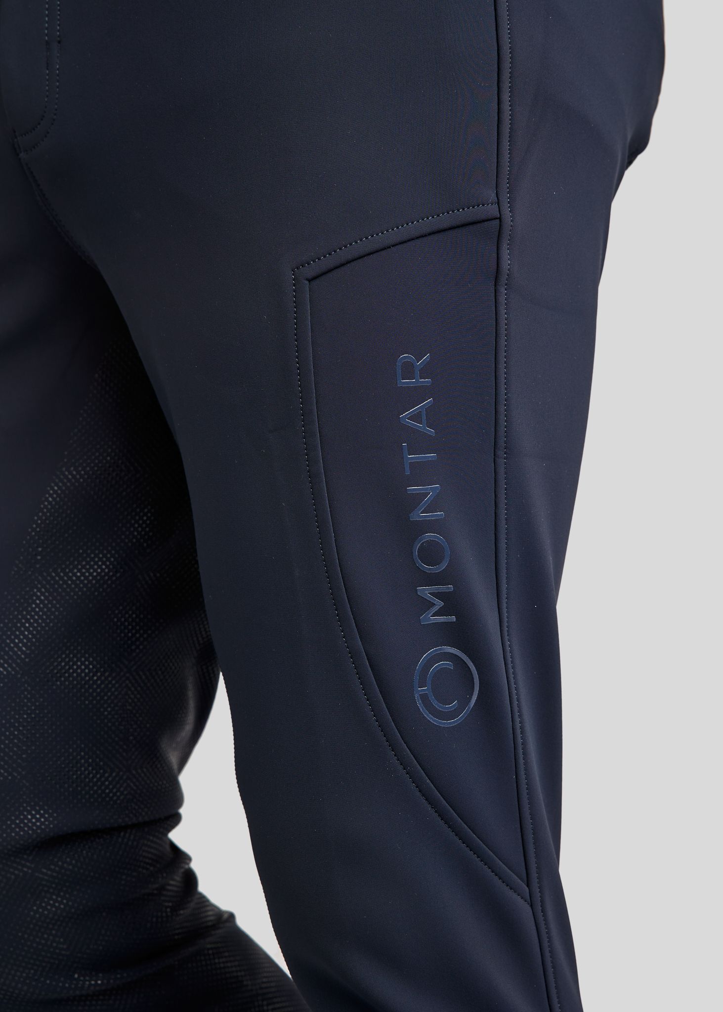 MoPeter Mens Softshell Breeches - Fullgrip, Navy  