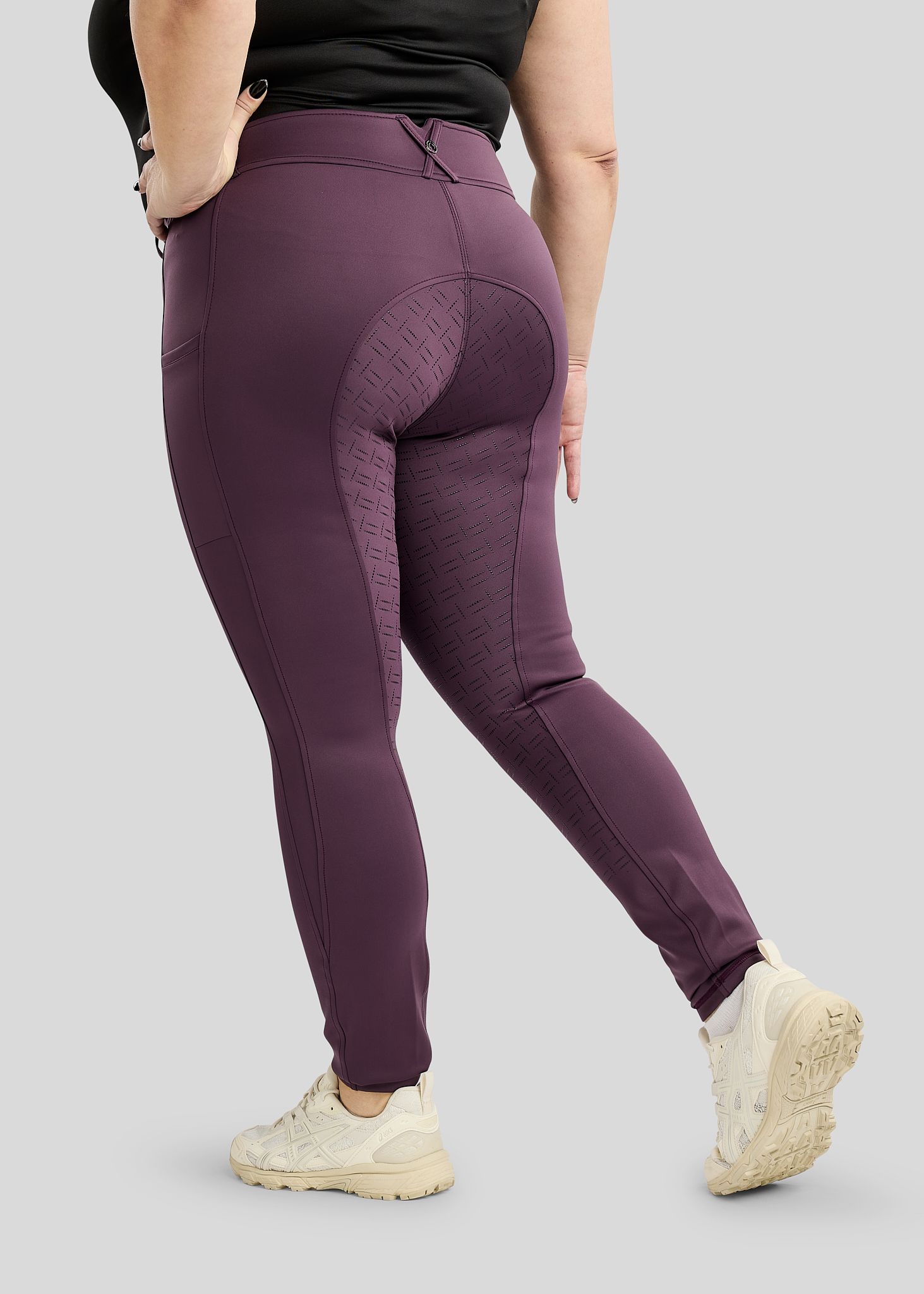 CURVE MoFlair Breeches w. Phone Pockets and Gun Metal Crystals - Fullgrip, Fig
