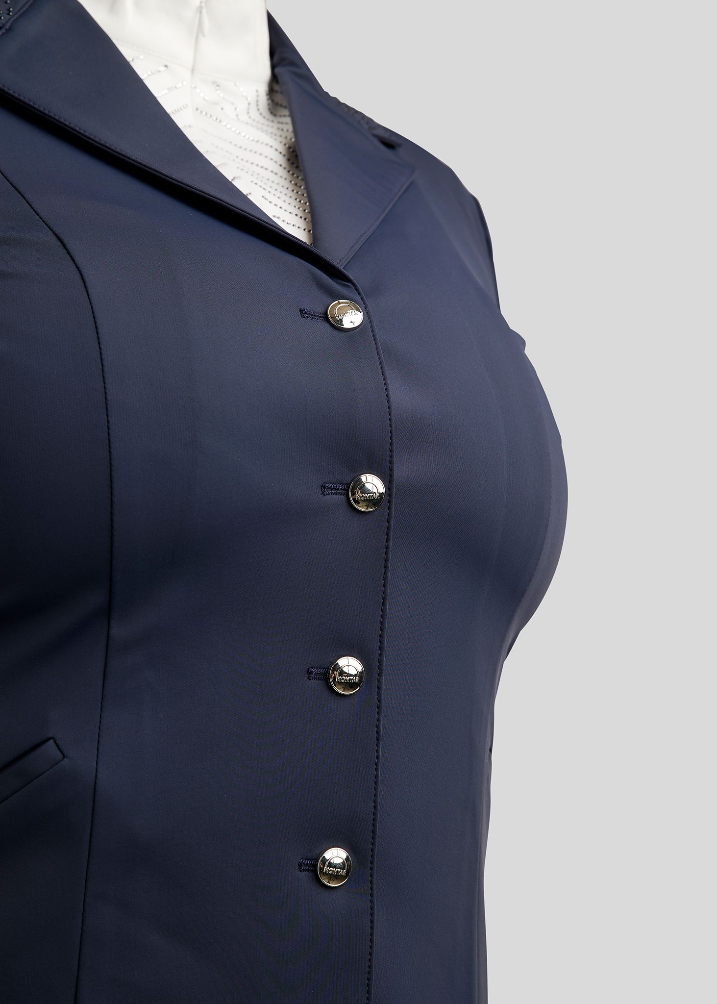 CURVE Bonnie Competition Jacket w. Crystals - Navy 