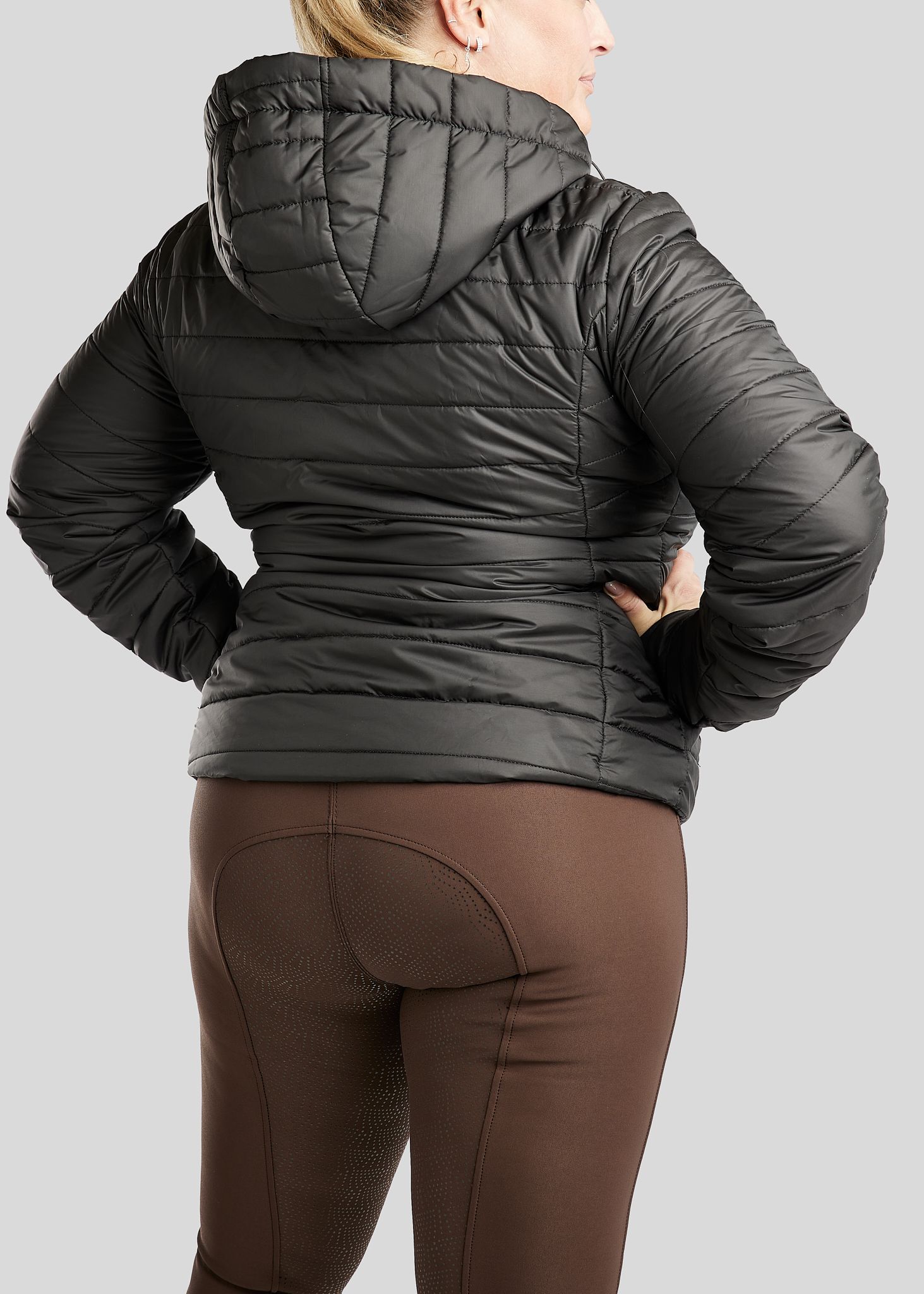 CURVE MoKately Short Quilted Jacket - Black 