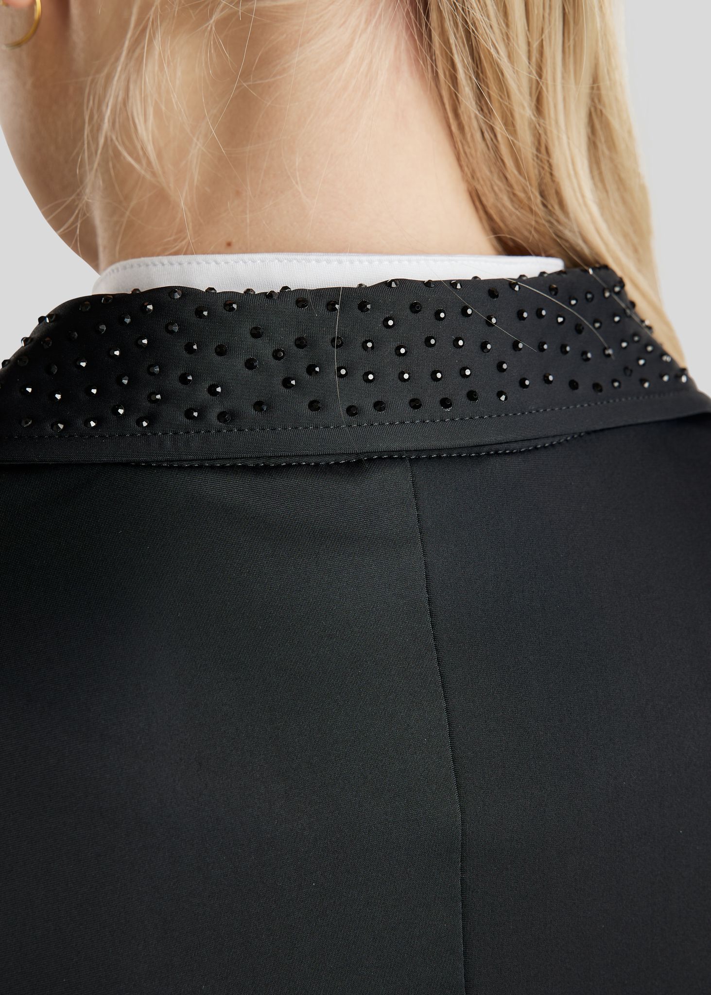 Short Dressage Softshell Tail Coat - Black 