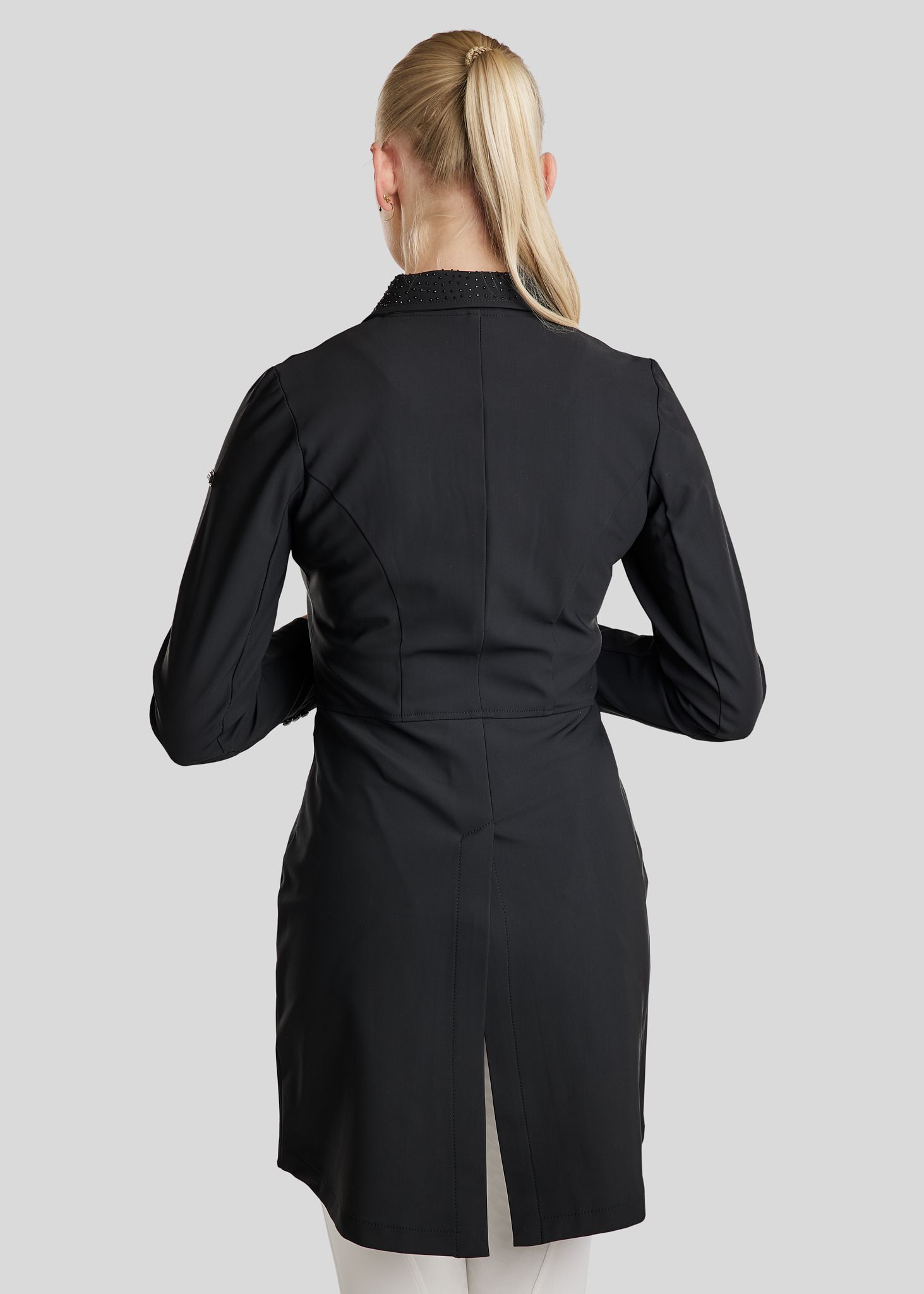 Long Softshell Tail Coat - Black 