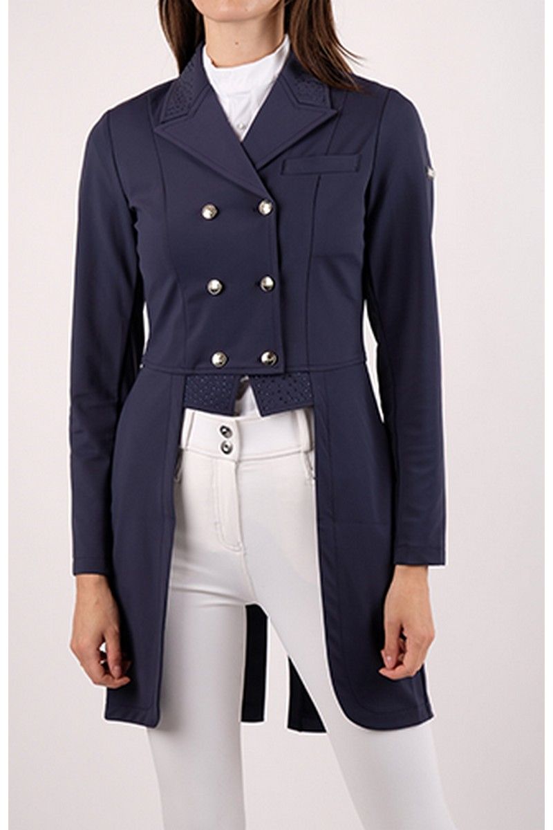 Long Softshell Tail Coat - Navy 