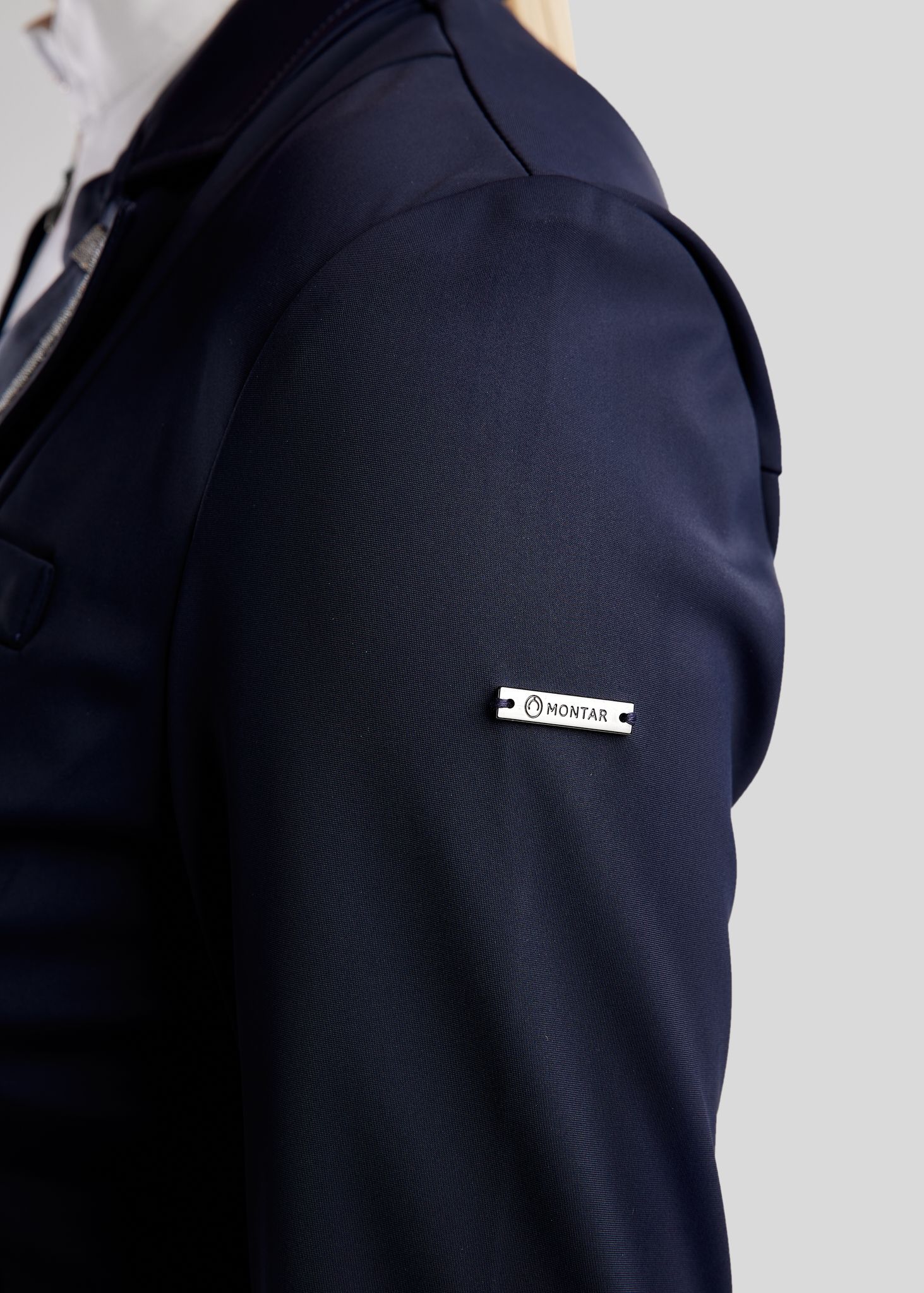 MoGloria Softshell Long Tailcoat w. Gun Metal Caviar Tape - Navy