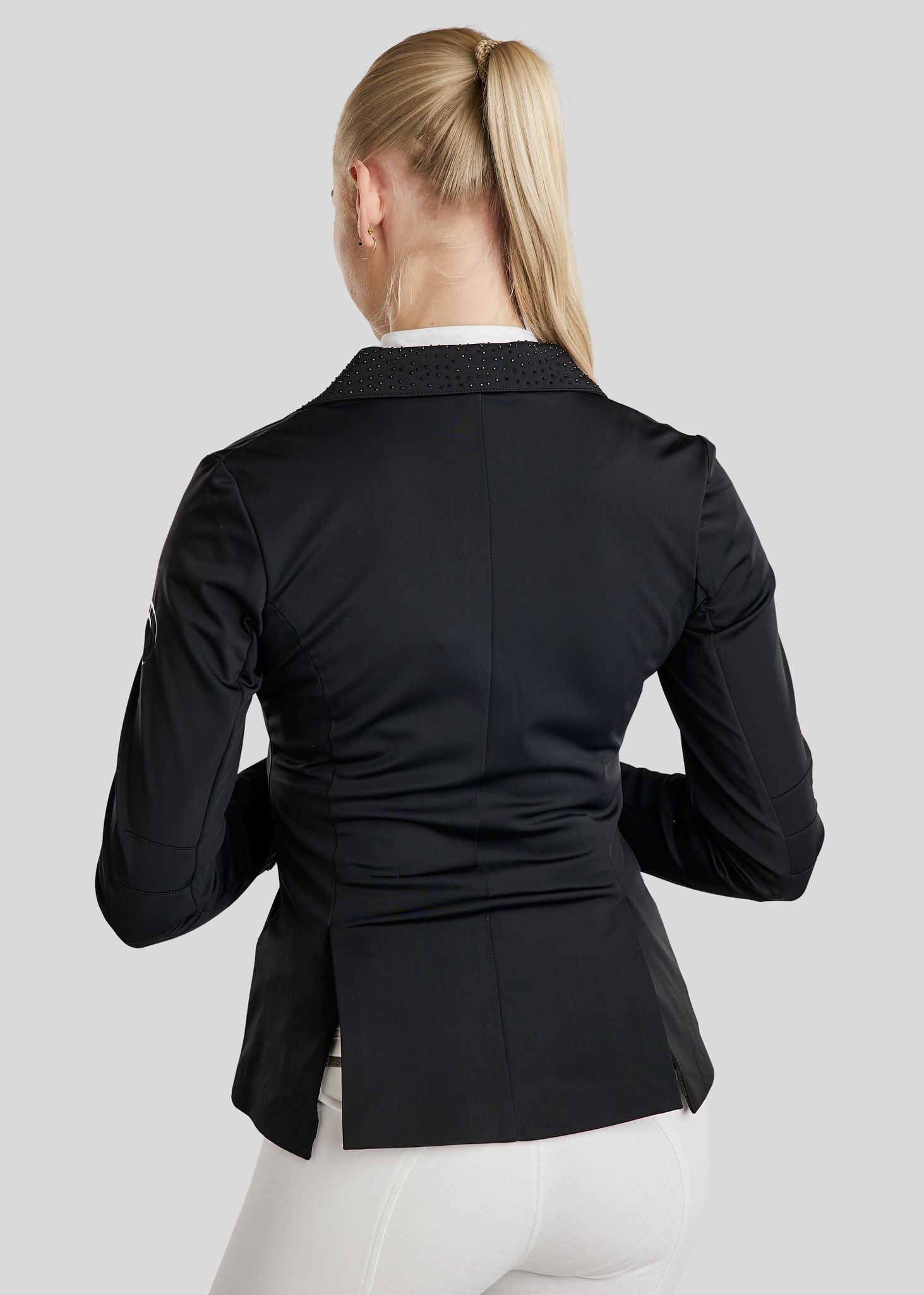 Bonnie Competition Jacket w. Crystals - Black 