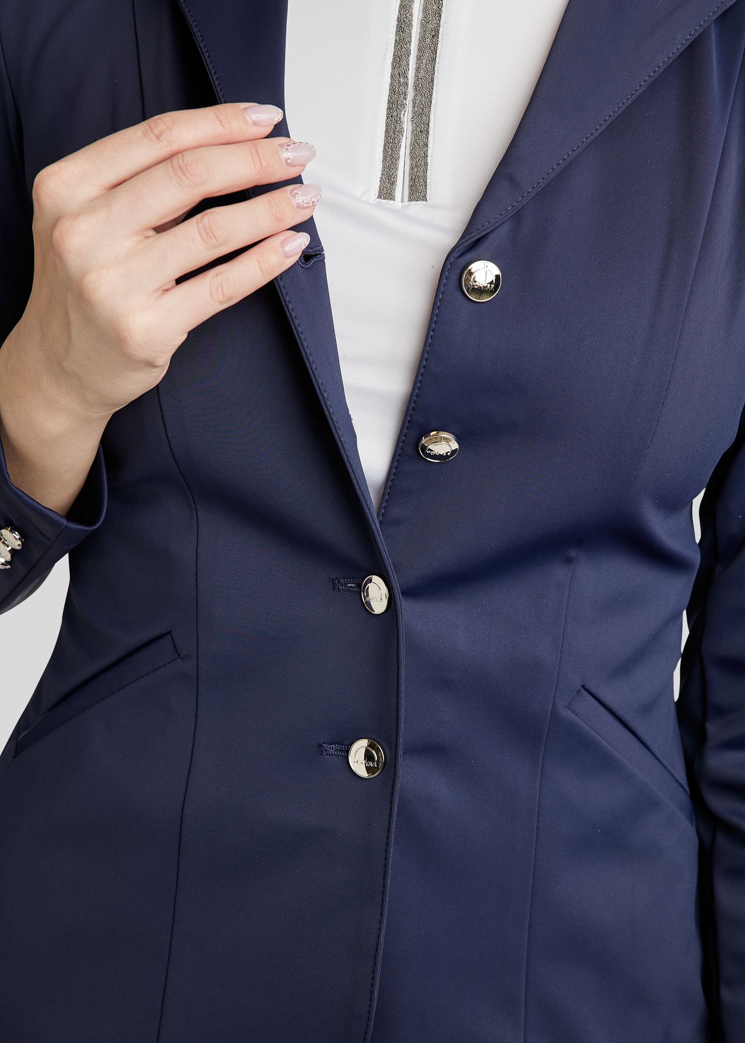 Bonnie Competition Jacket w. Crystals - Navy 