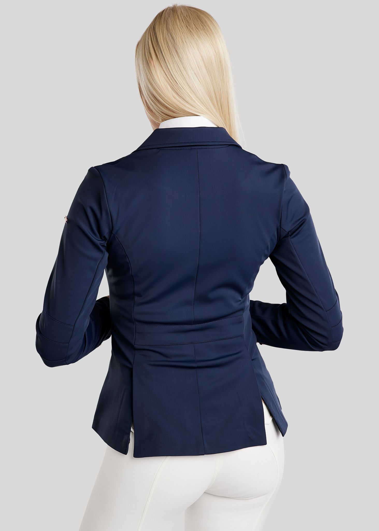 MoGlenda Softshell Competition Jacket w. Rosegold Caviar Tape - Navy 