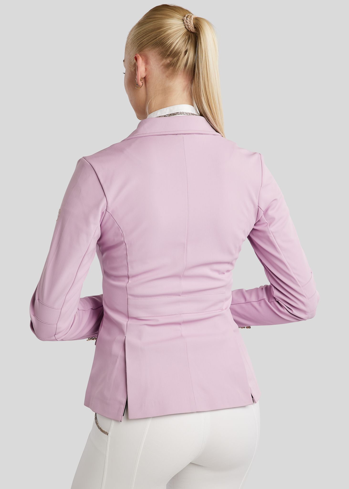 MoLila Competition Jacket w. Champagne Crystal Tape - Candy Pink
