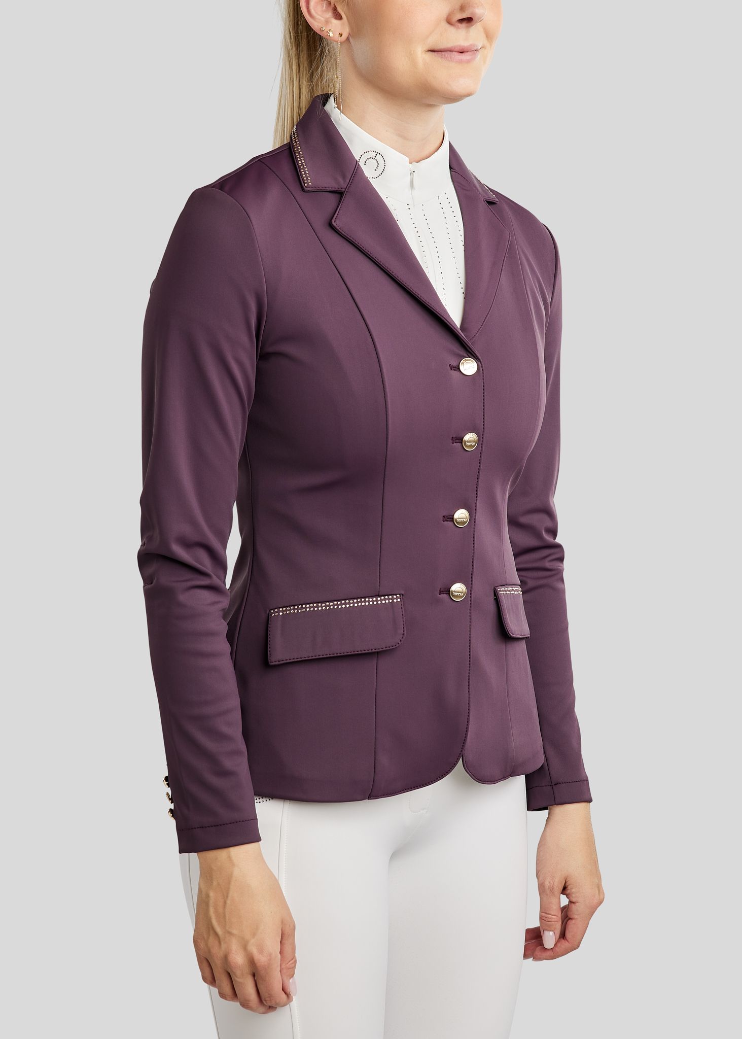 MoBlair Competition Jacket w. Champagne Crystals - Fig 