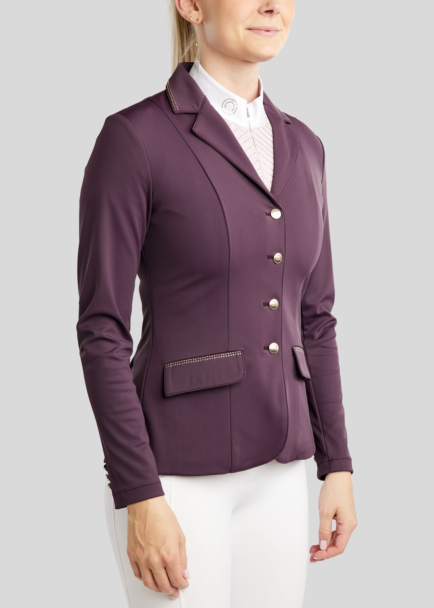 MoEverlisa Competition Jacket w. Champagne Crystals - Fig 
