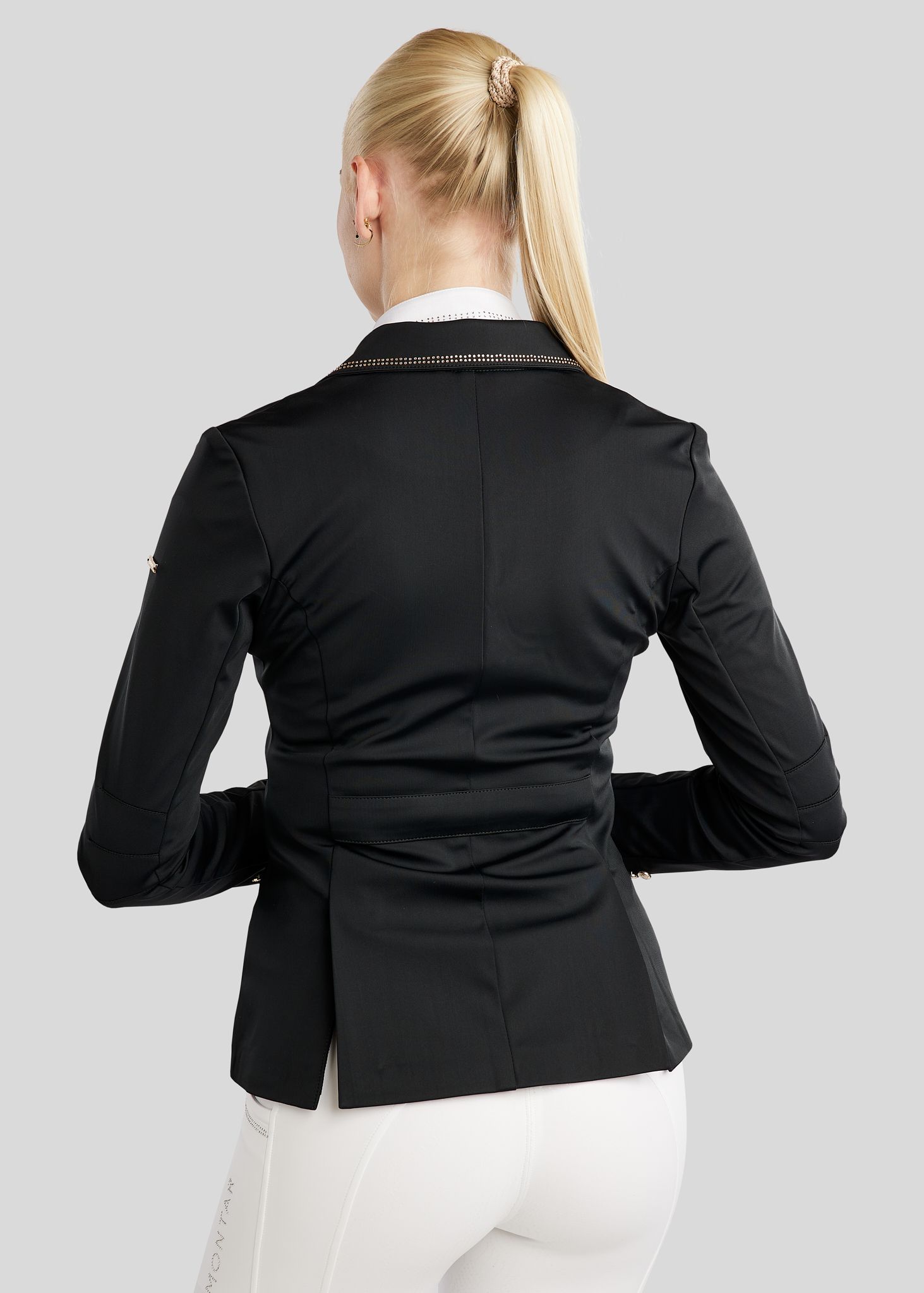 MoEverlisa Competition Jacket w. Champagne Crystals - Black 