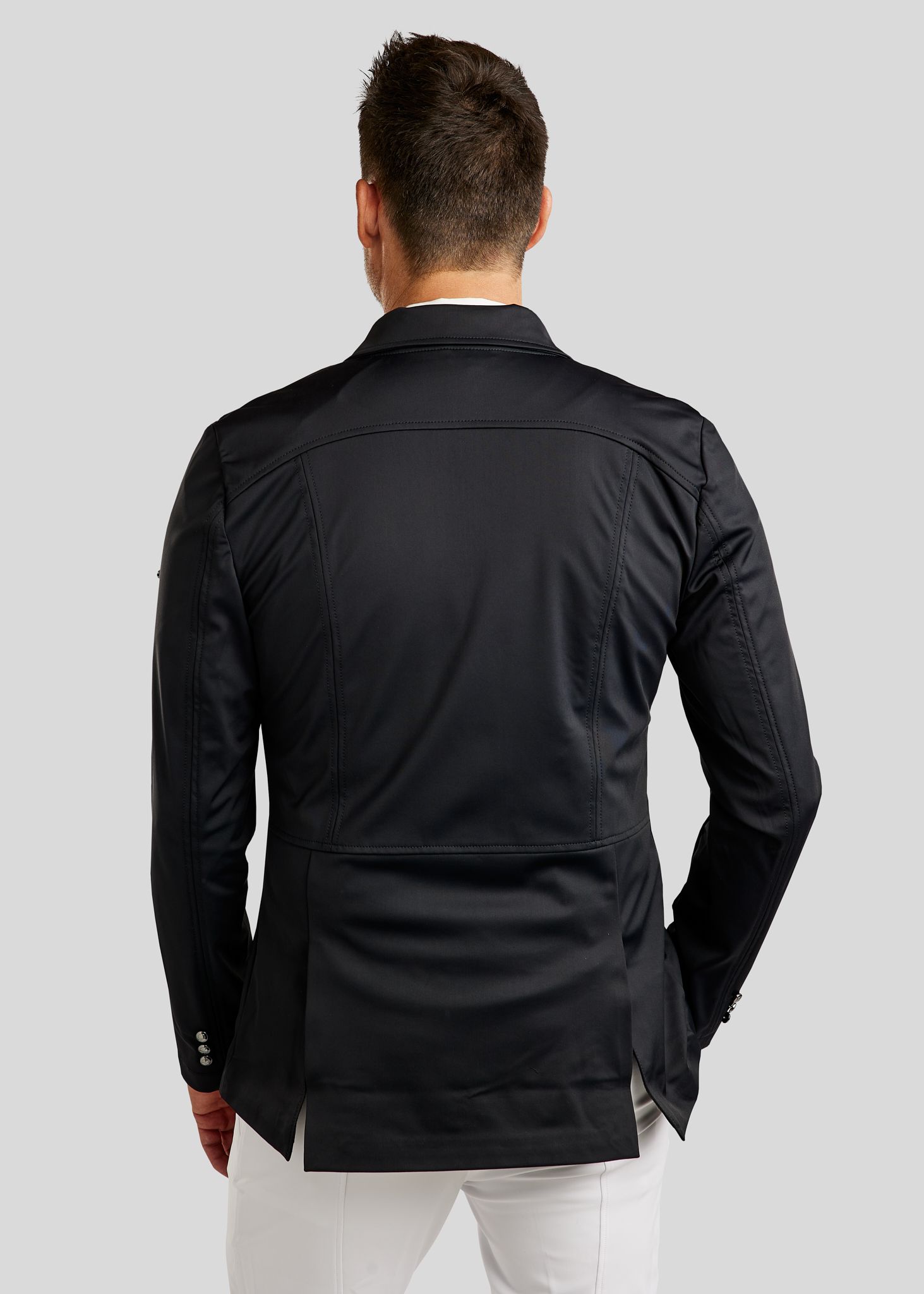 MoJoe Mens Competition Jacket w. Gun Metal Details - Black 