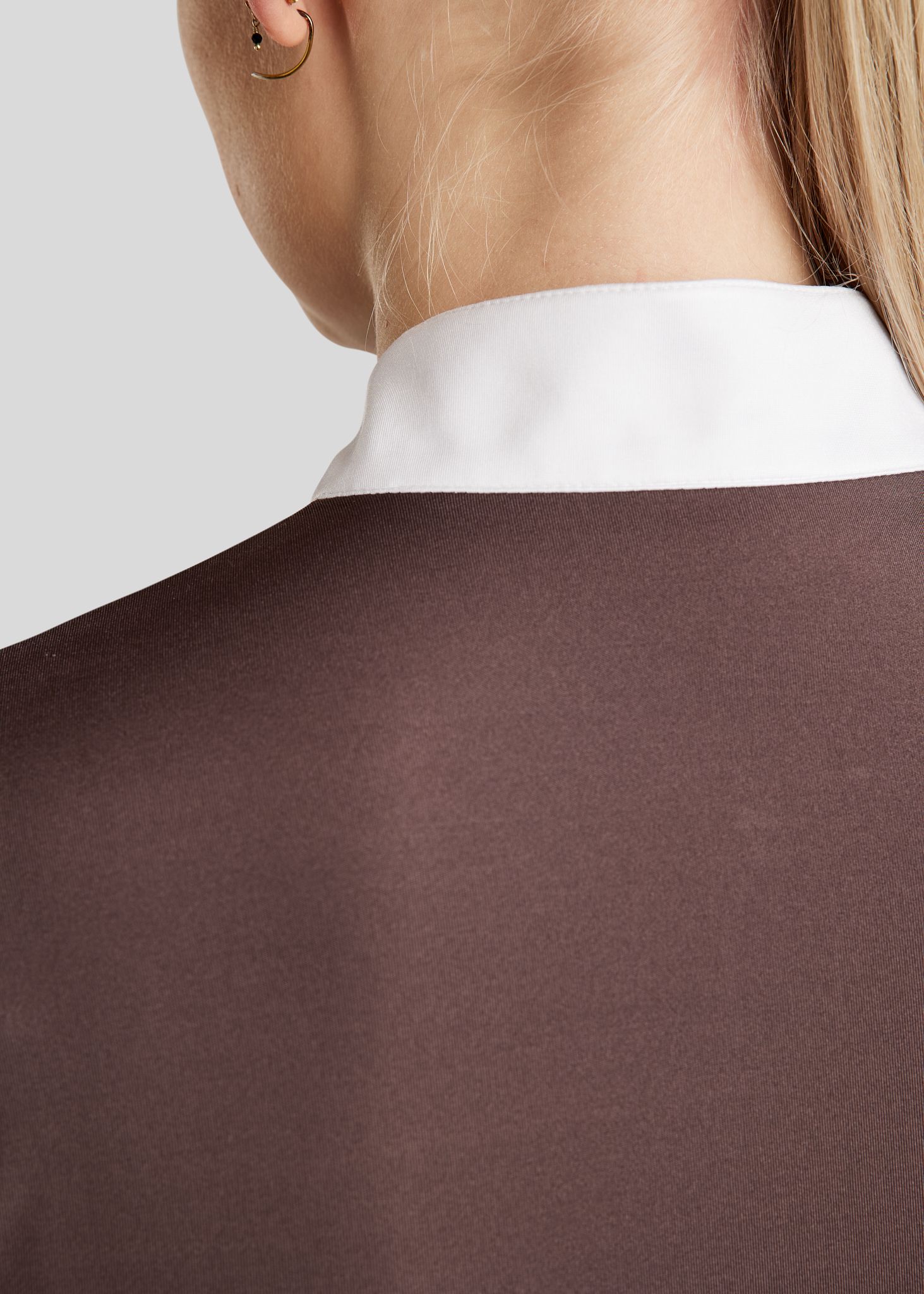 MoMarlie Stævnebluse m. Caviar Tape - Black Peony 