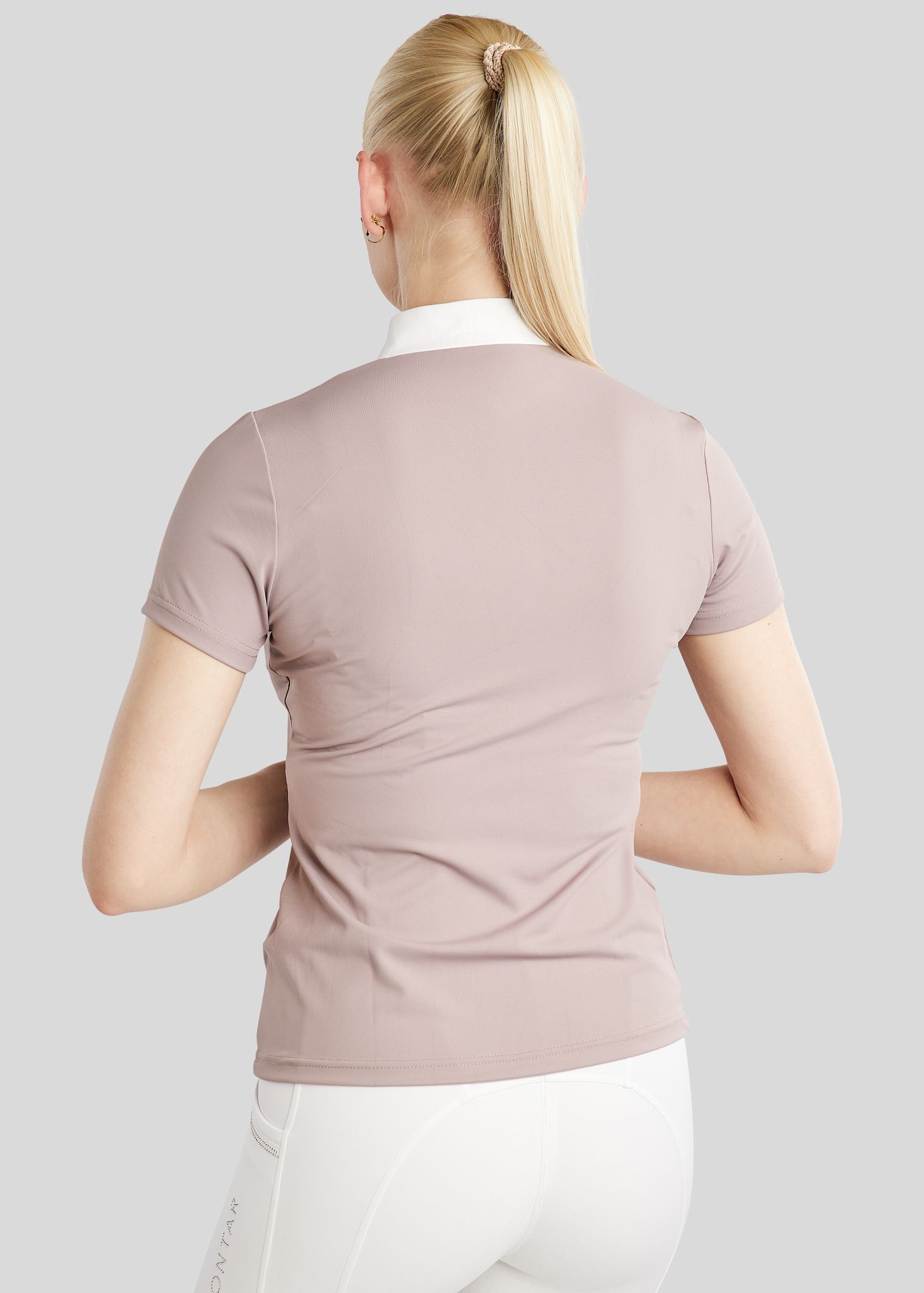 MoVioletta Competition Shirt w. Champagne Crystals - Blush 